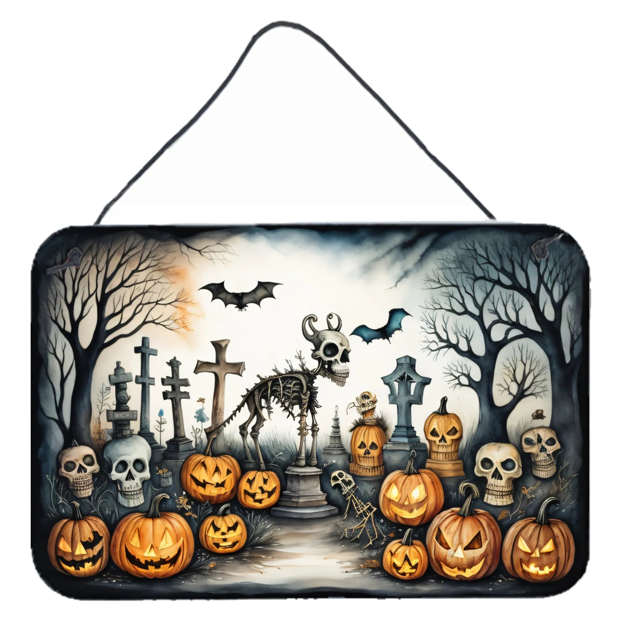 More Spooky Halloween Wall or Door Hanging Prints - Size: 8HX12W | Pack Of: 1 | Collection name: More spooky halloween