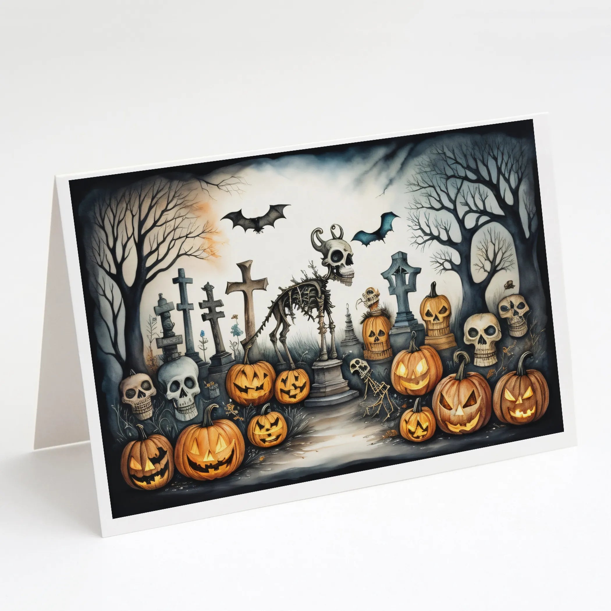 More Spooky Halloween Greeting Cards  - Size: 5X7 | Pack Of: 8 | Collection name: More spooky halloween