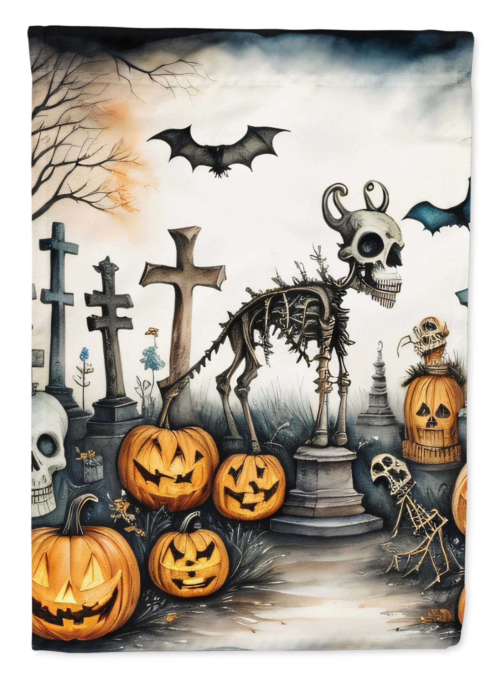 More Spooky Halloween Decorative Flag - Pack Of: 1 | Collection name: More spooky halloween