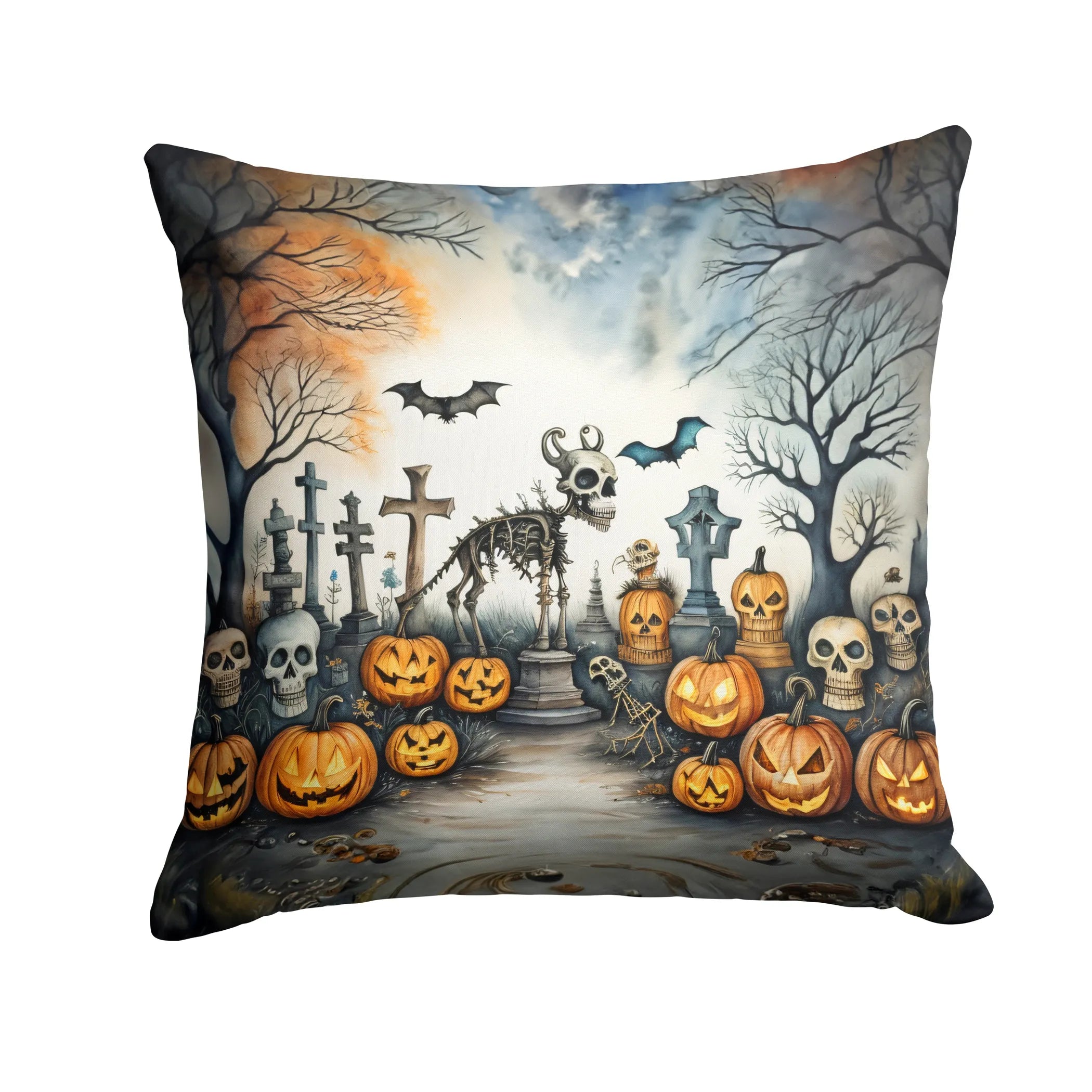 More Spooky Halloween Throw Pillow - Pack Of: 1 | Collection name: More spooky halloween