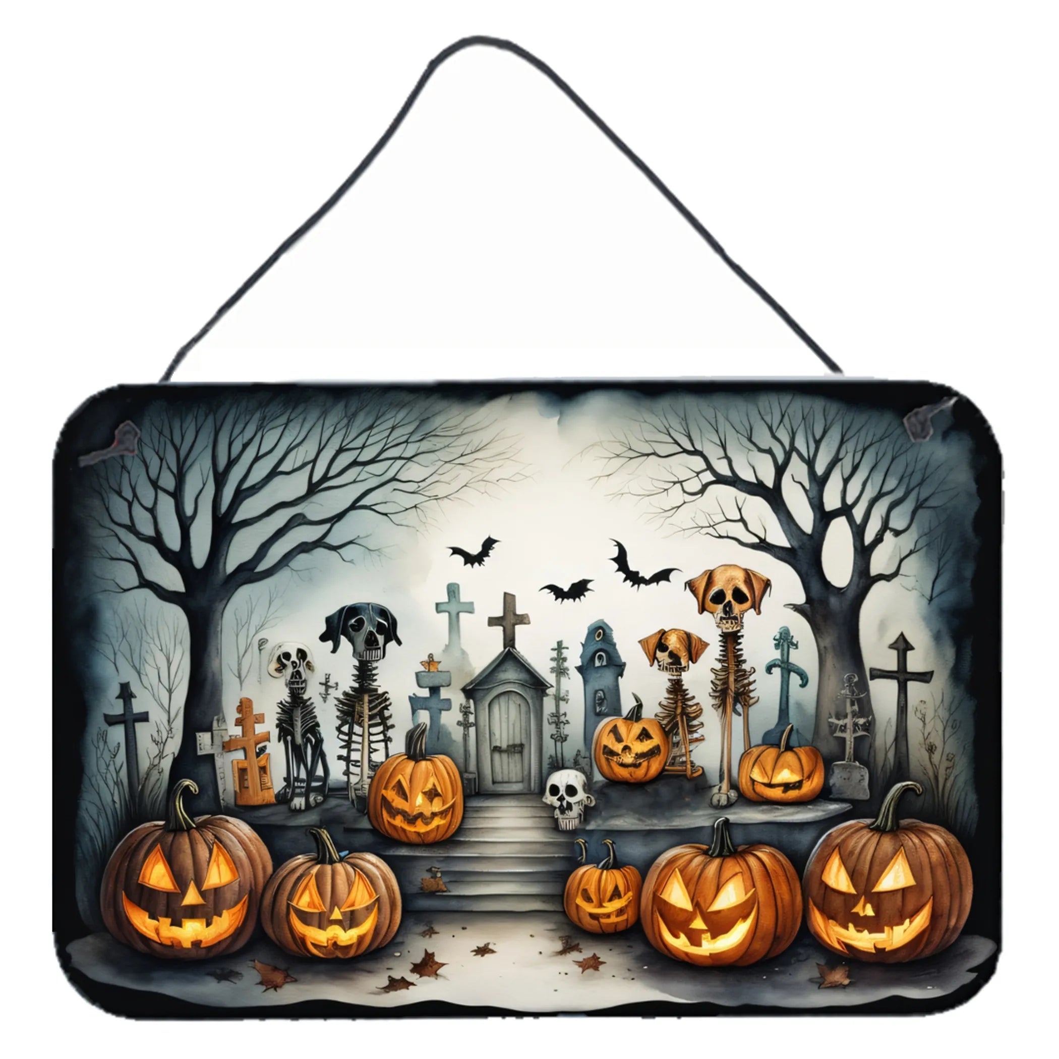 More Spooky Halloween Wall or Door Hanging Prints - Size: 8HX12W | Pack Of: 1 | Collection name: More spooky halloween