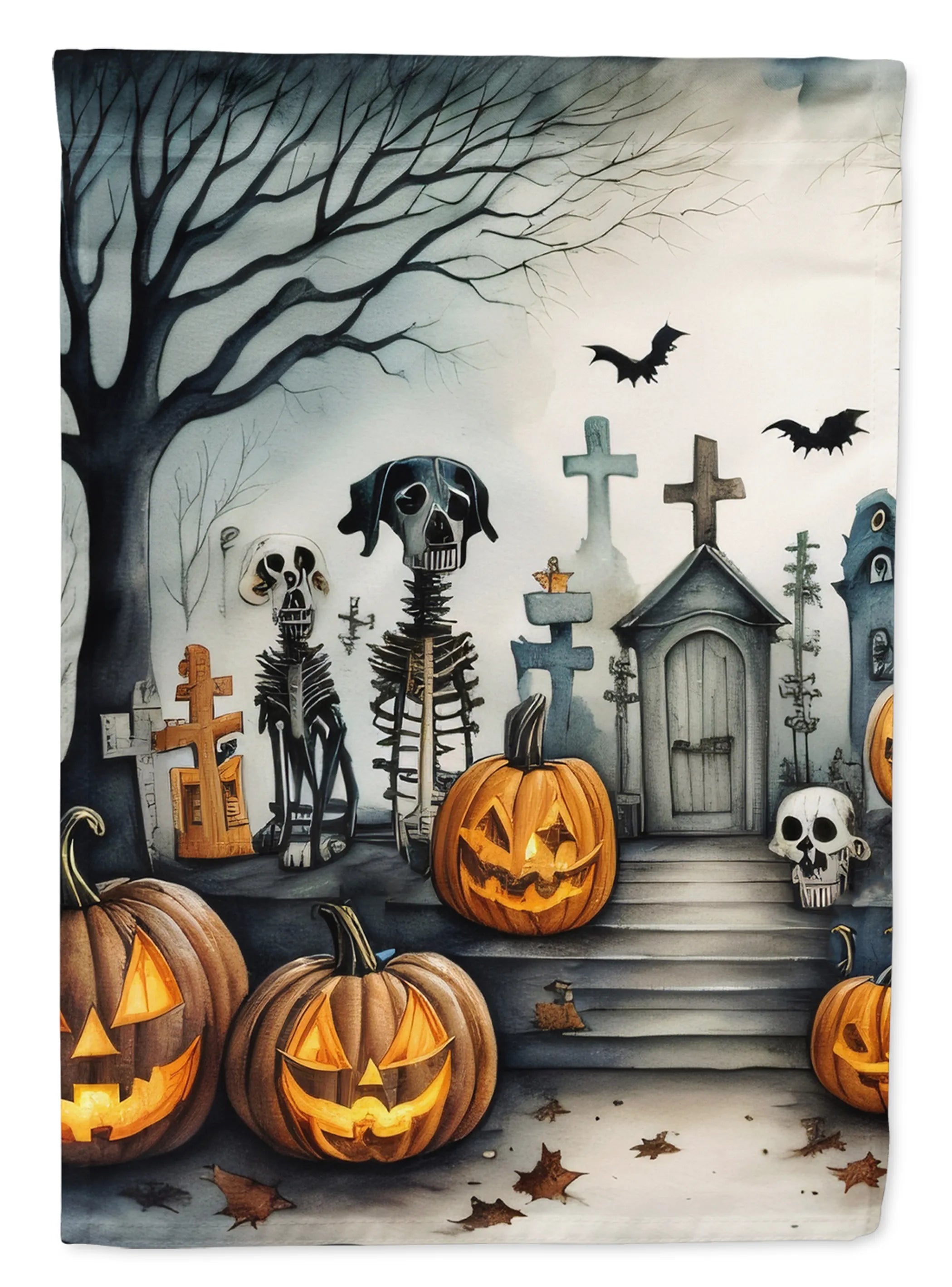 More Spooky Halloween Decorative Flag - Pack Of: 1 | Collection name: More spooky halloween