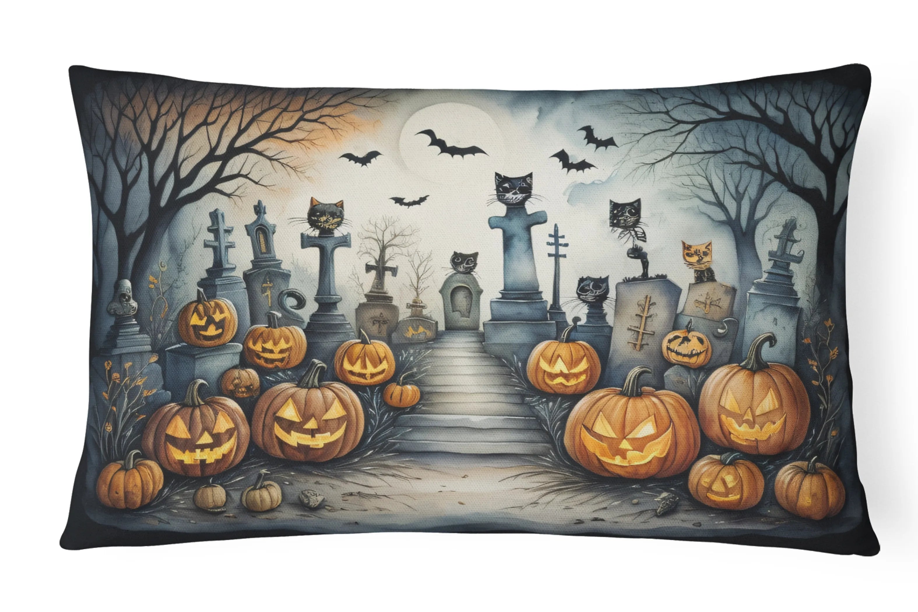 More Spooky Halloween Throw Pillow - Pack Of: 1 | Collection name: More spooky halloween