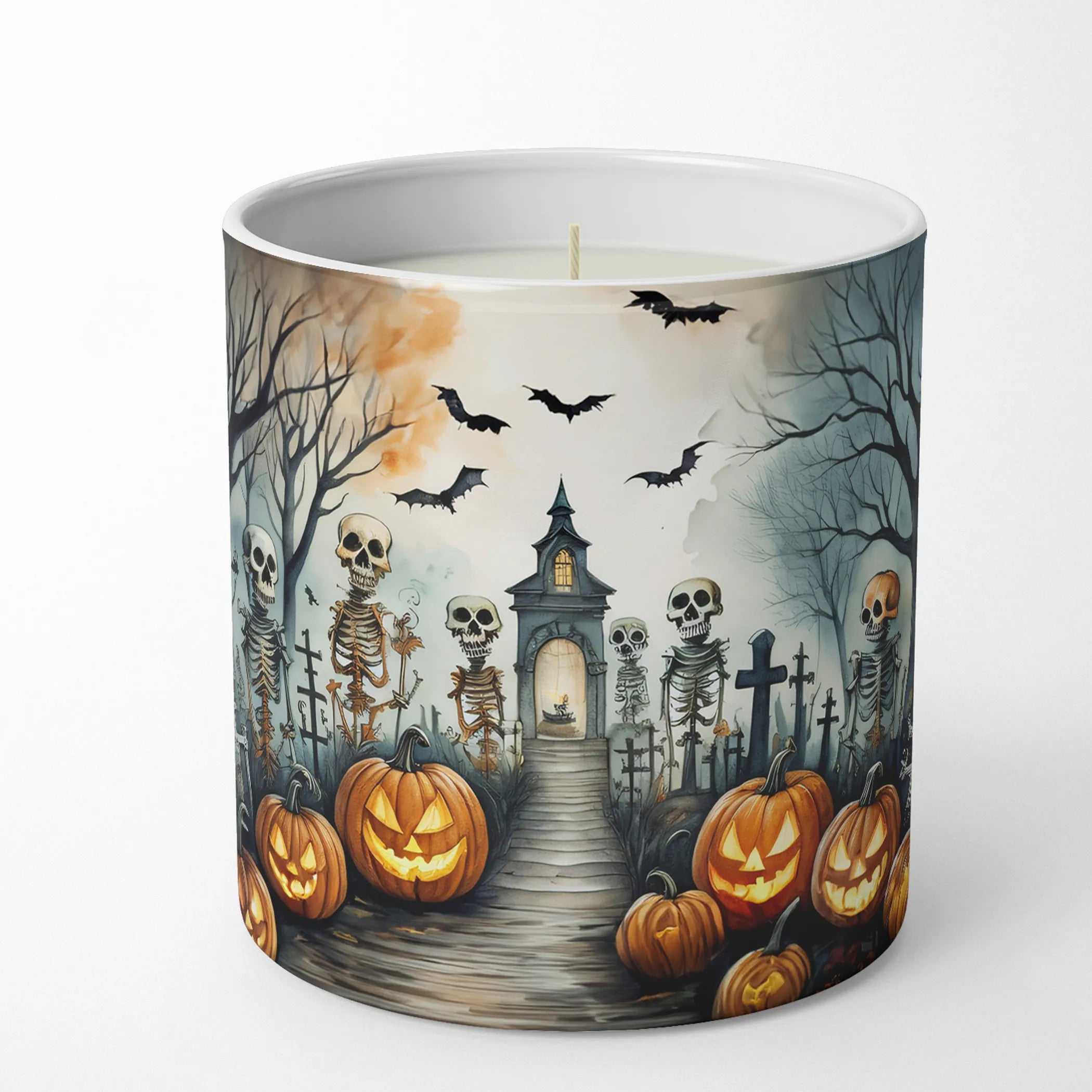 More Spooky Halloween Decorative Soy Candle - Size: 10 OZ | Pack Of: 1 | Collection name: More spooky halloween
