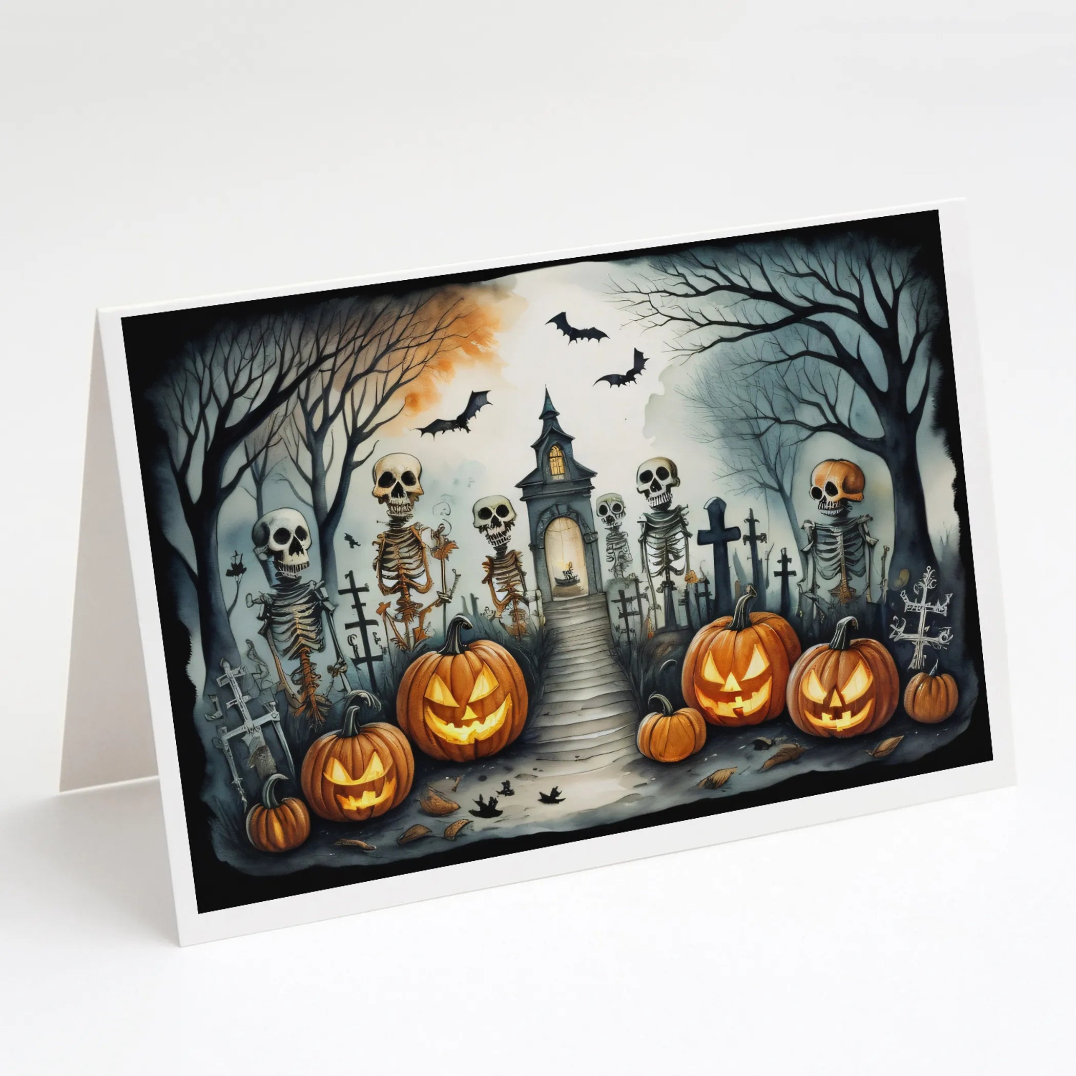 More Spooky Halloween Greeting Cards  - Size: 5X7 | Pack Of: 8 | Collection name: More spooky halloween
