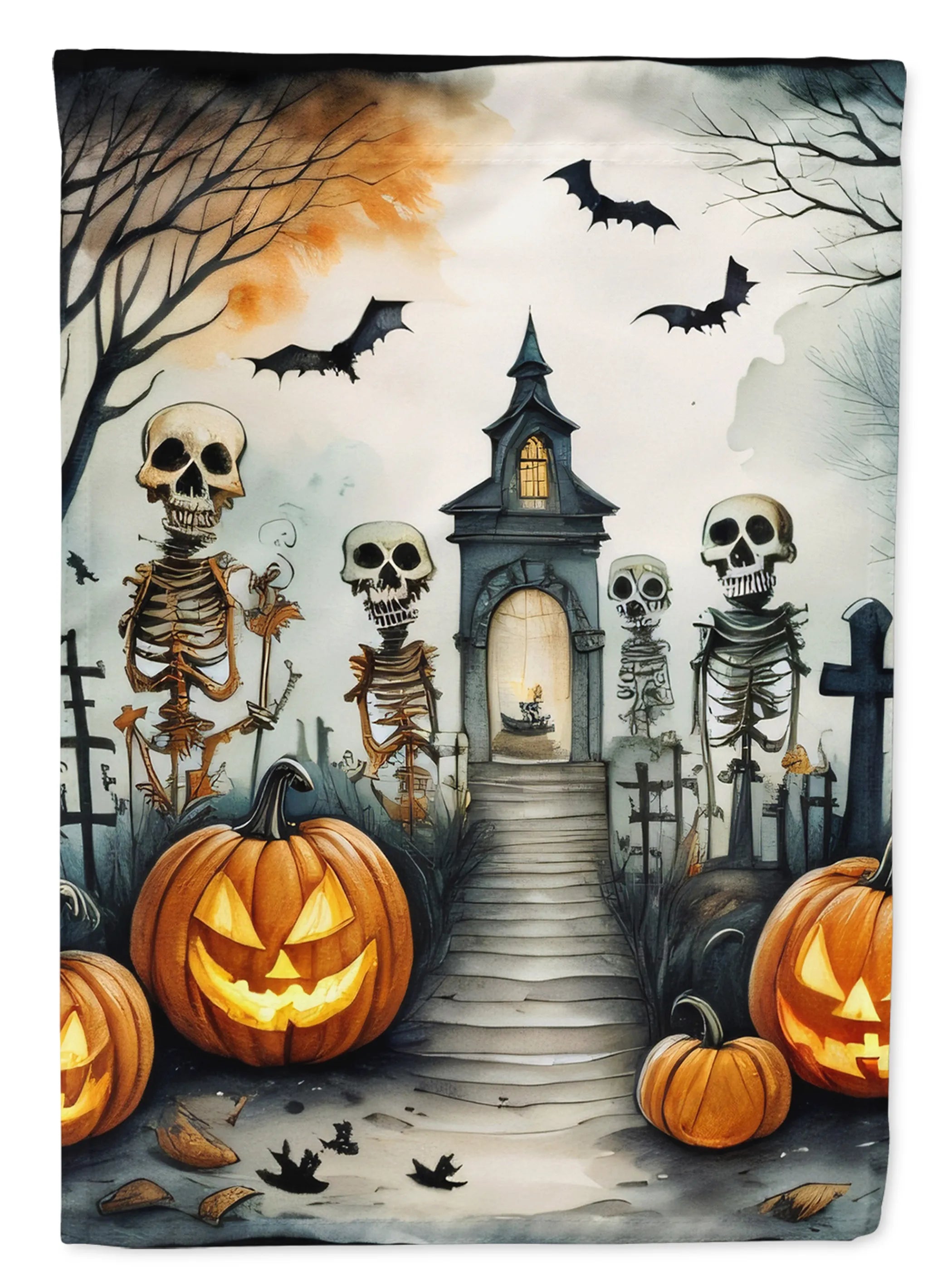 More Spooky Halloween Decorative Flag - Pack Of: 1 | Collection name: More spooky halloween