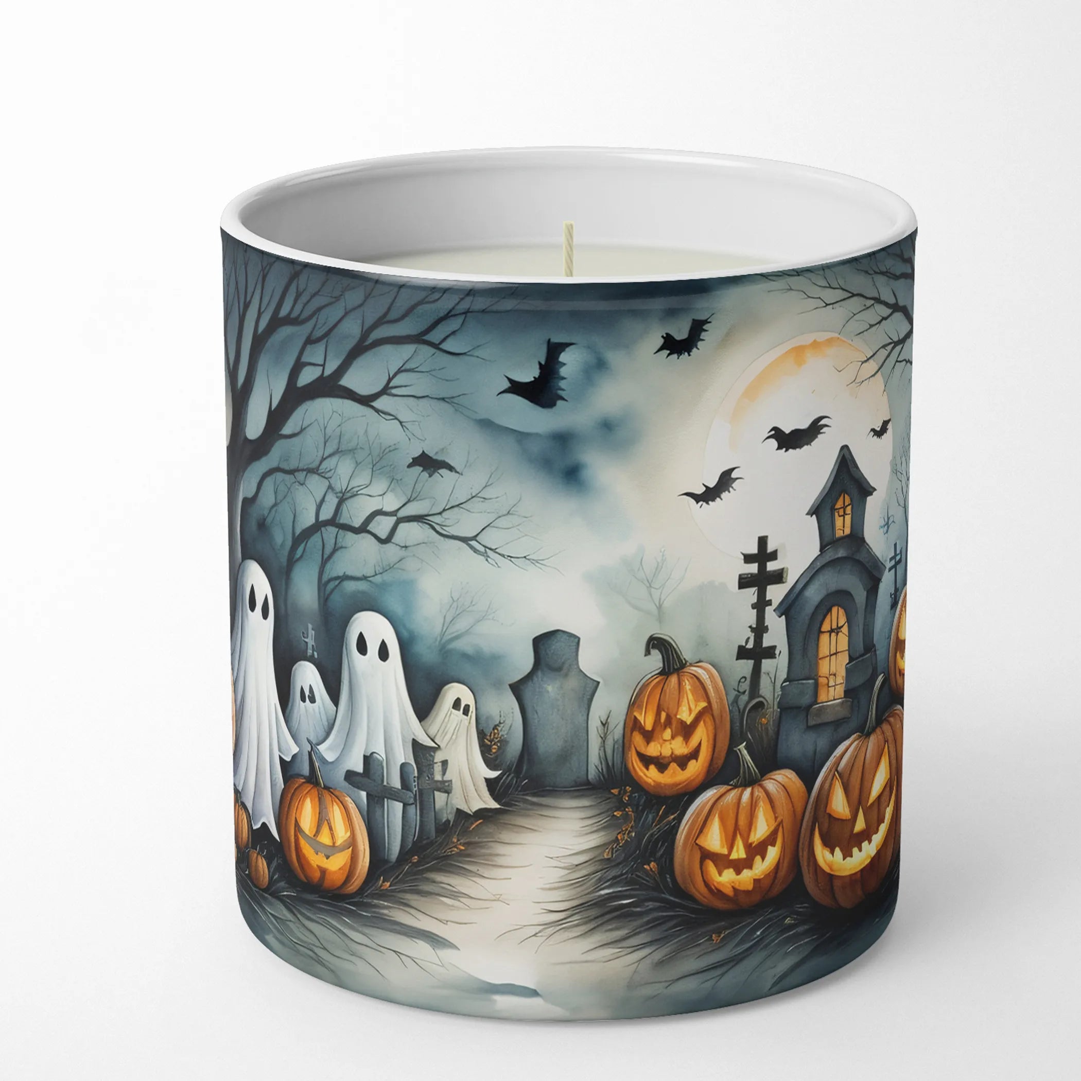 More Spooky Halloween Decorative Soy Candle - Size: 10 OZ | Pack Of: 1 | Collection name: More spooky halloween