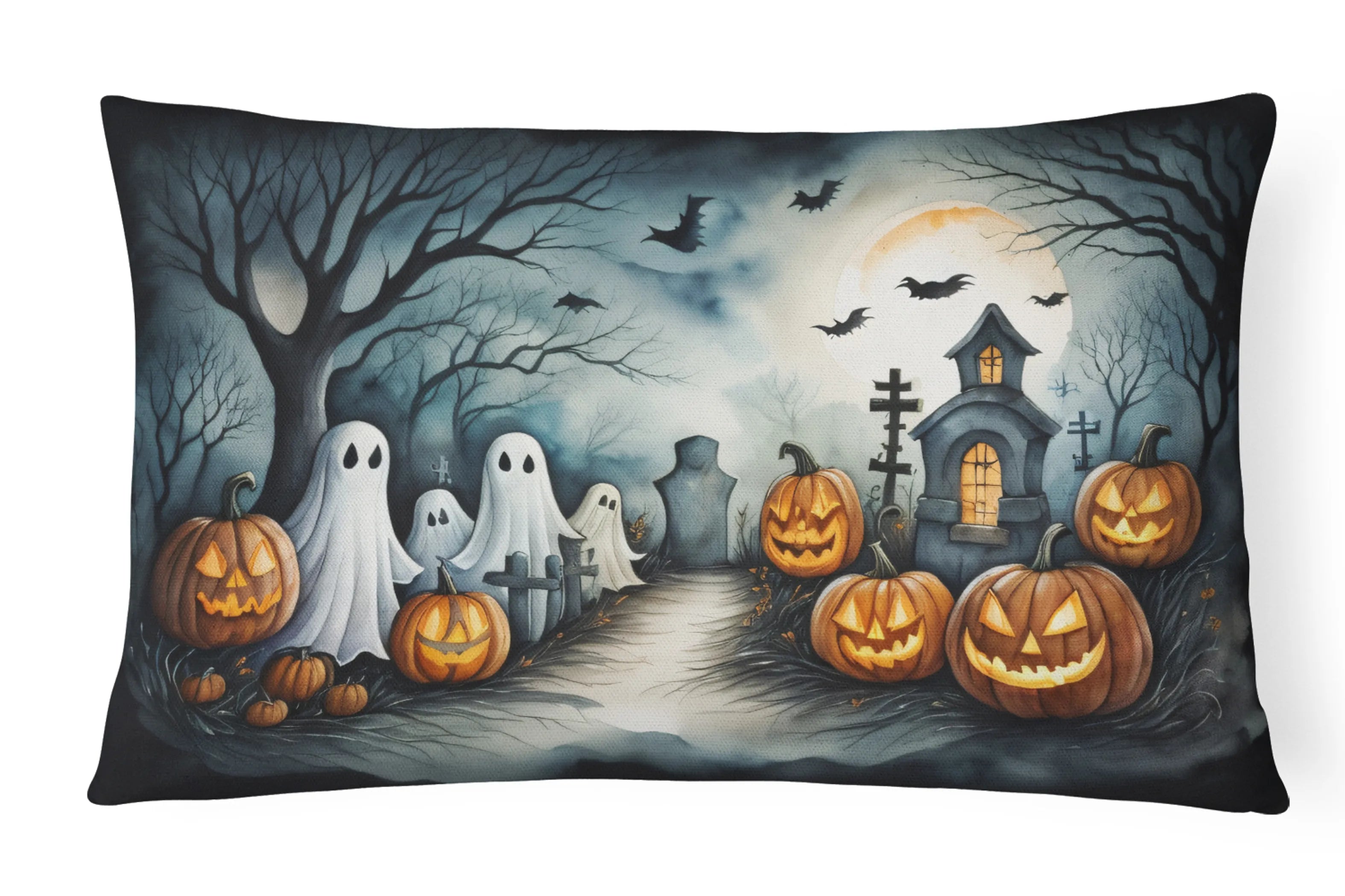 More Spooky Halloween Throw Pillow - Pack Of: 1 | Collection name: More spooky halloween