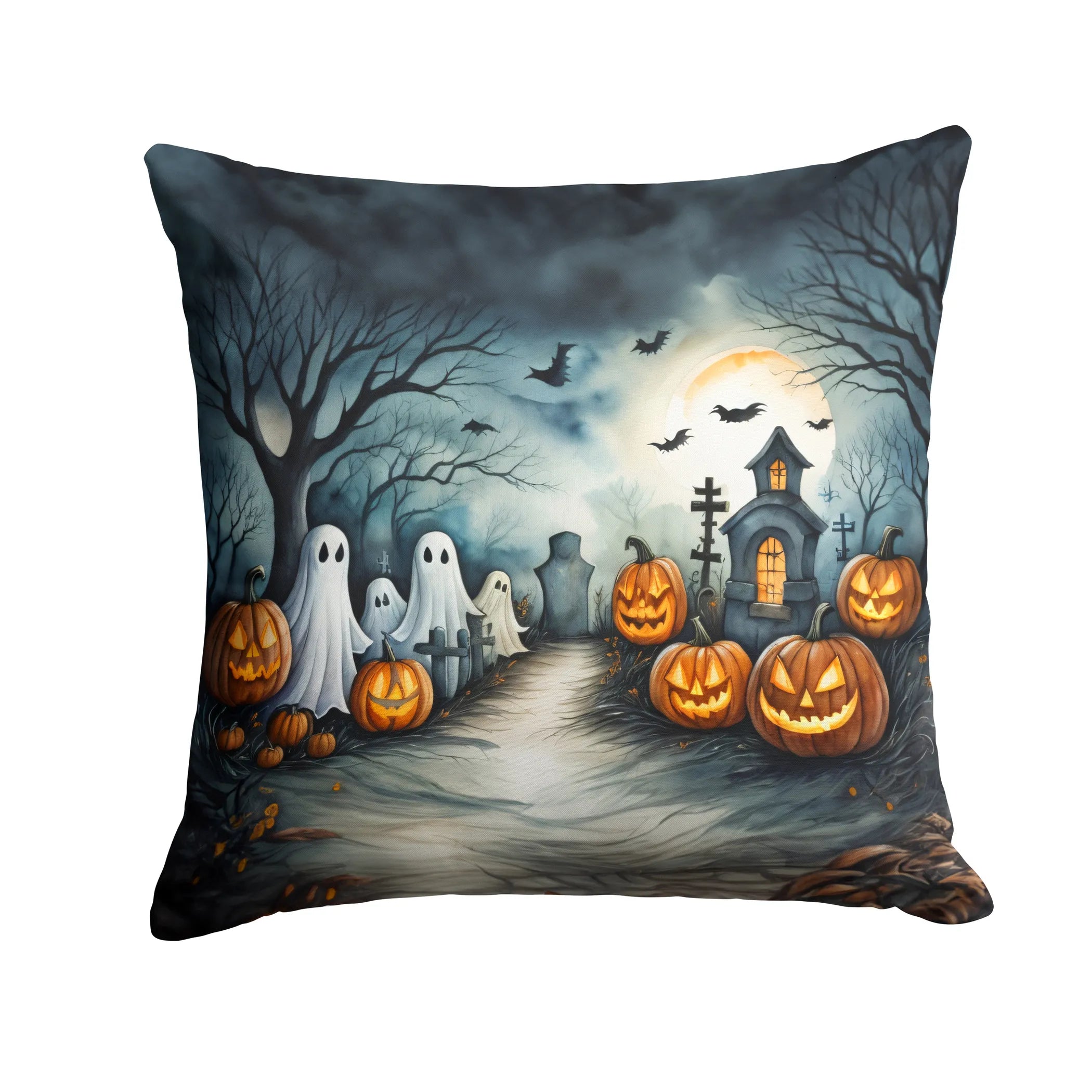 More Spooky Halloween Throw Pillow - Pack Of: 1 | Collection name: More spooky halloween