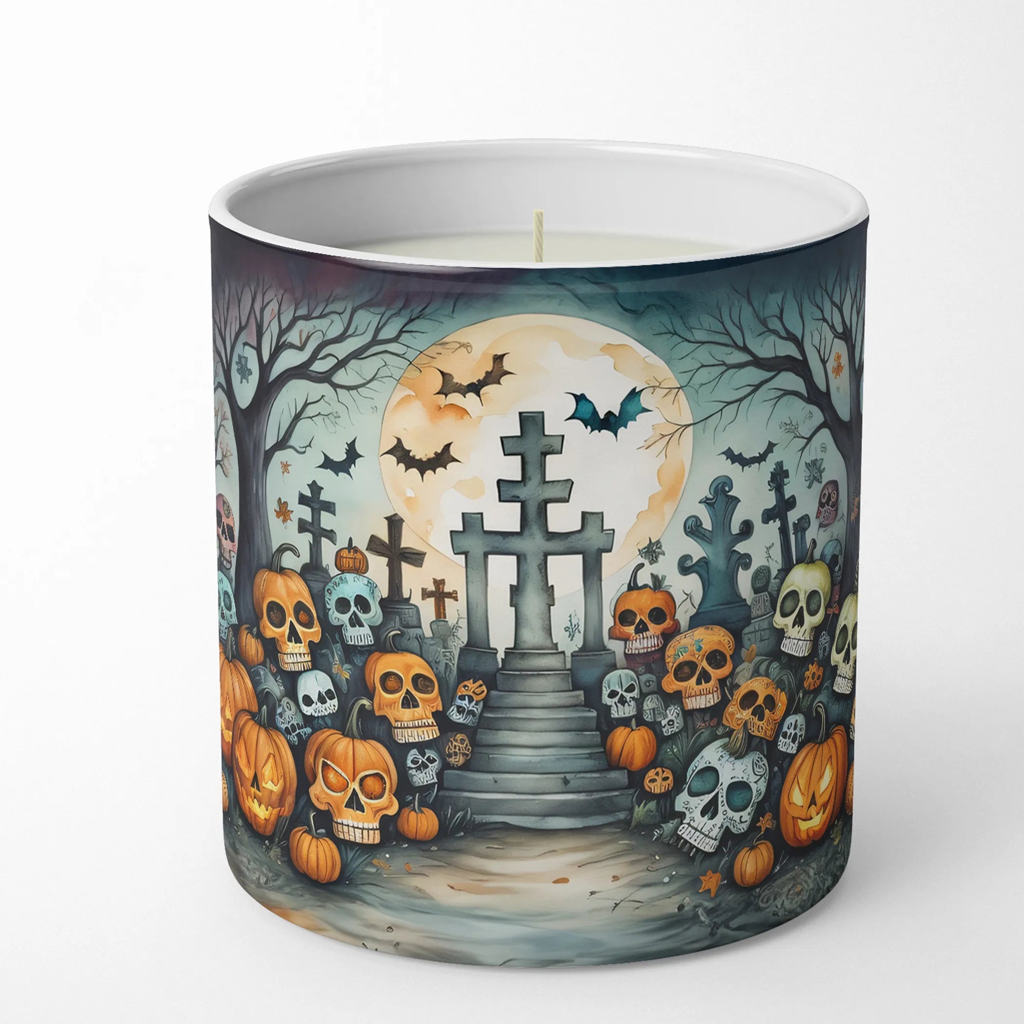 More Spooky Halloween Decorative Soy Candle - Size: 10 OZ | Pack Of: 1 | Collection name: More spooky halloween