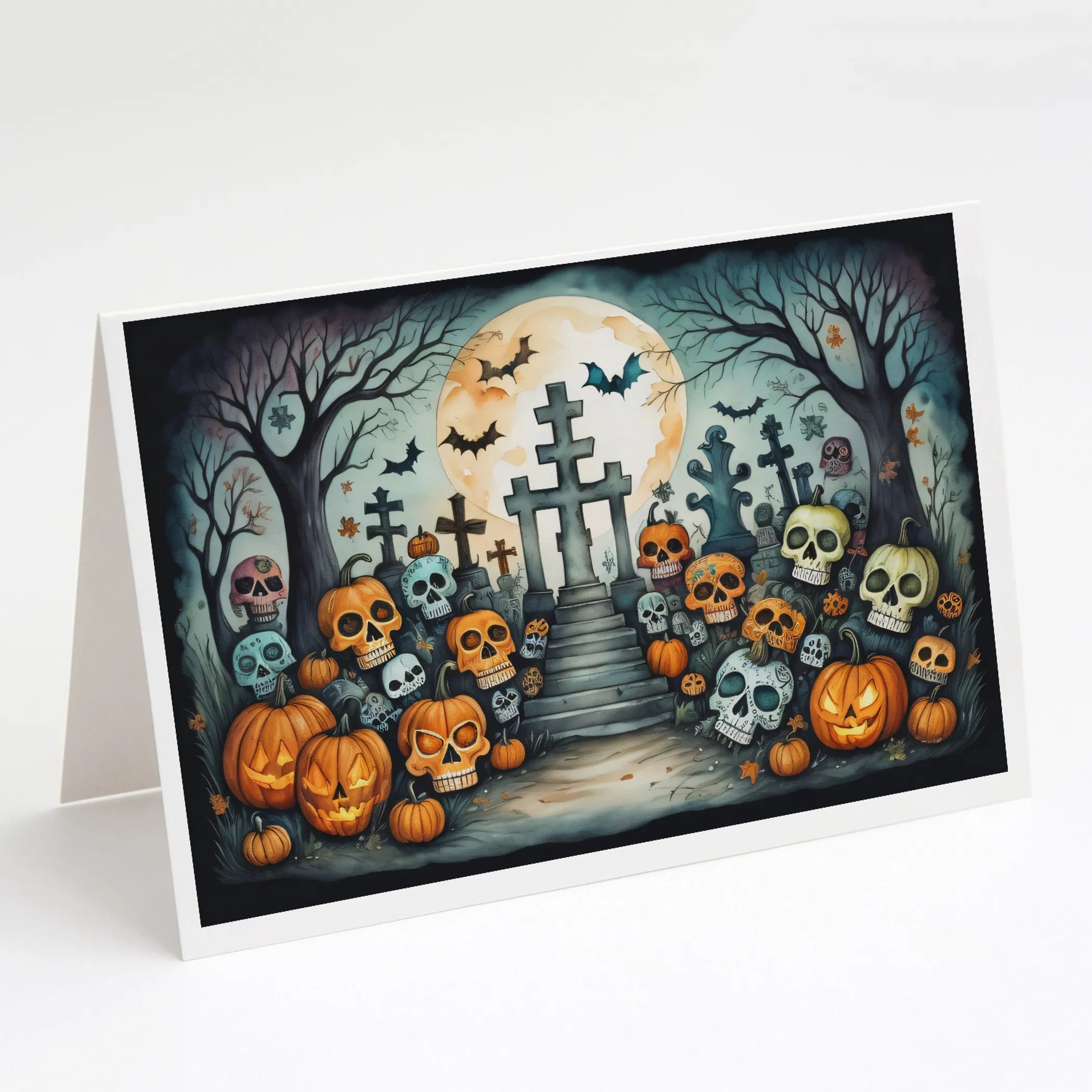 More Spooky Halloween Greeting Cards  - Size: 5X7 | Pack Of: 8 | Collection name: More spooky halloween