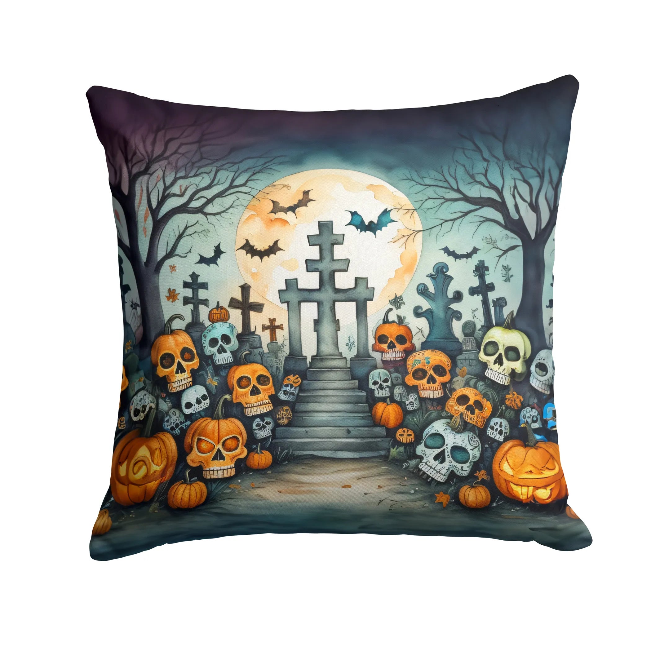 More Spooky Halloween Throw Pillow - Pack Of: 1 | Collection name: More spooky halloween