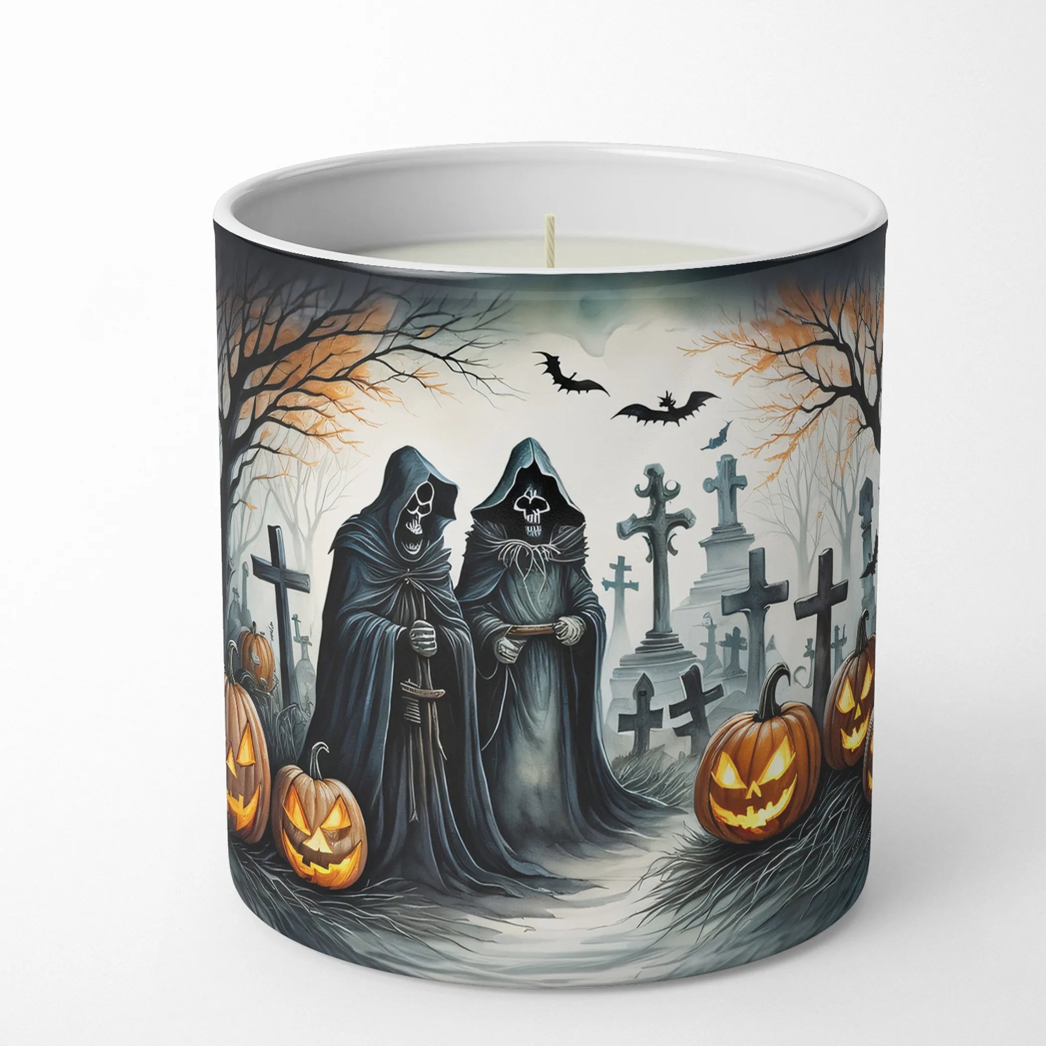 More Spooky Halloween Decorative Soy Candle - Size: 10 OZ | Pack Of: 1 | Collection name: More spooky halloween