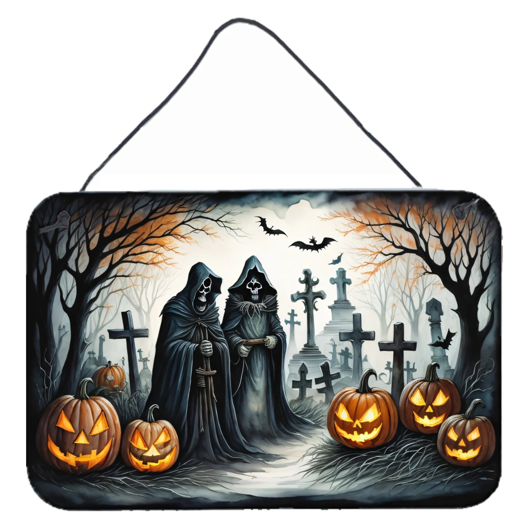 More Spooky Halloween Wall or Door Hanging Prints - Size: 8HX12W | Pack Of: 1 | Collection name: More spooky halloween