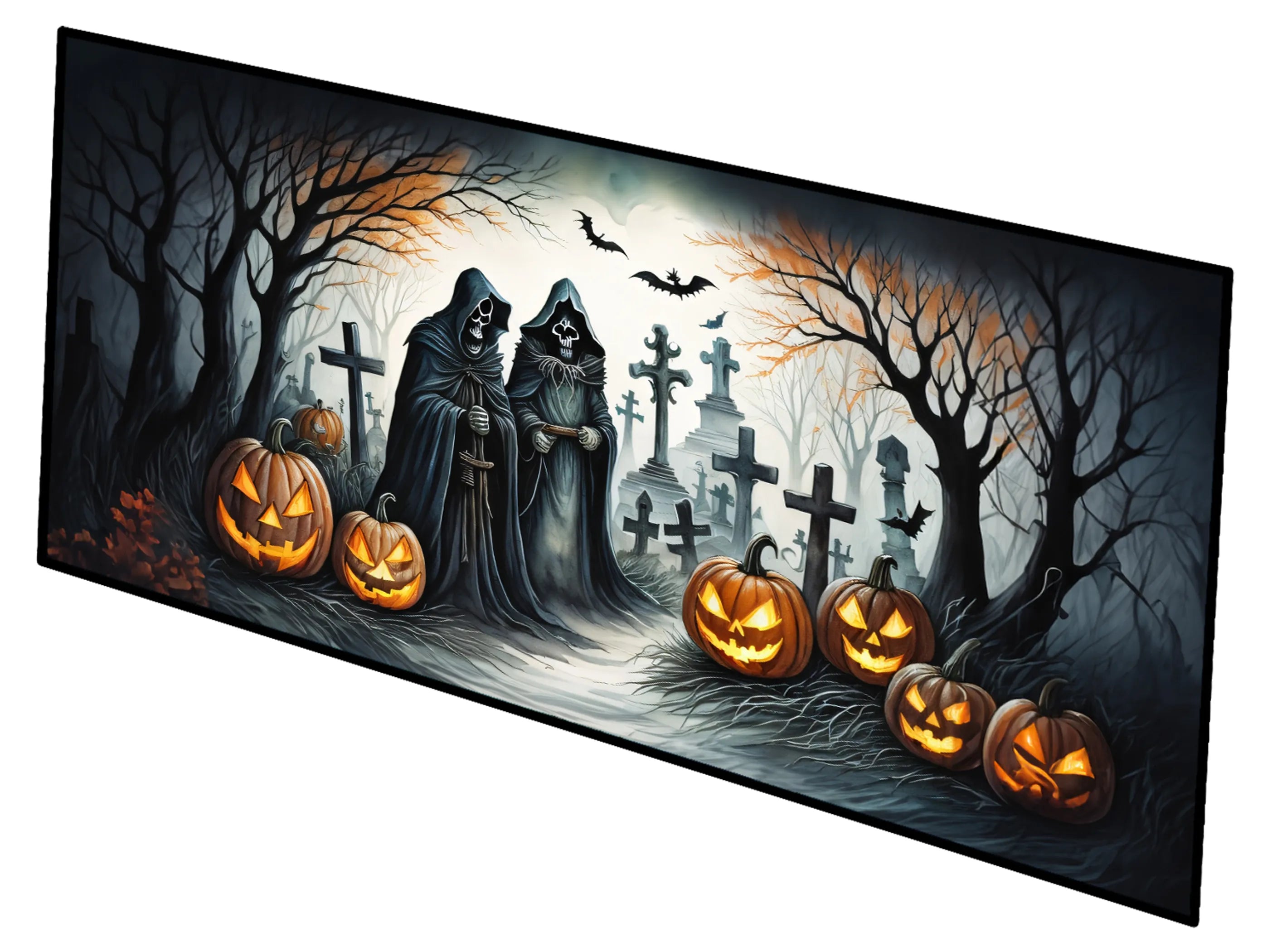 More Spooky Halloween Runner Mat 28x58 - Size: 28HX58W | Pack Of: 1 | Collection name: More spooky halloween