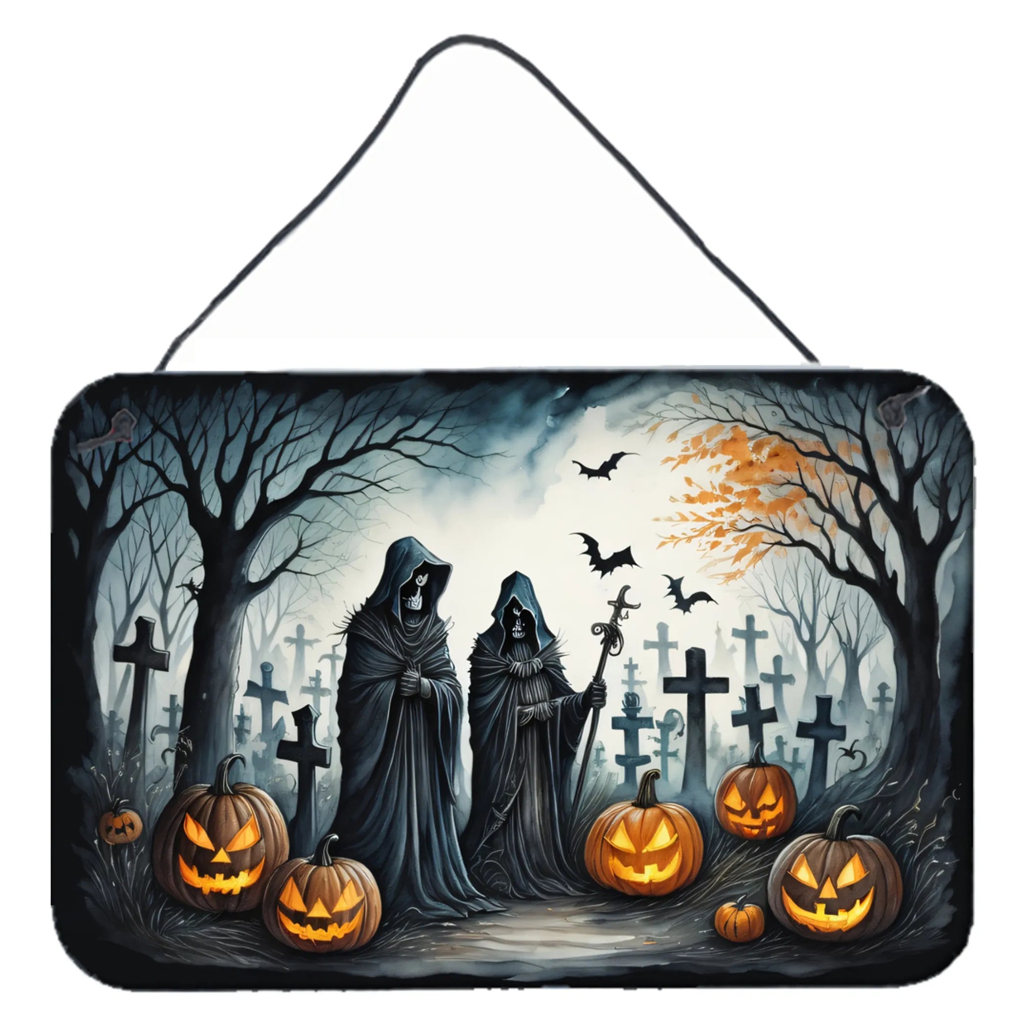 More Spooky Halloween Wall or Door Hanging Prints - Size: 8HX12W | Pack Of: 1 | Collection name: More spooky halloween