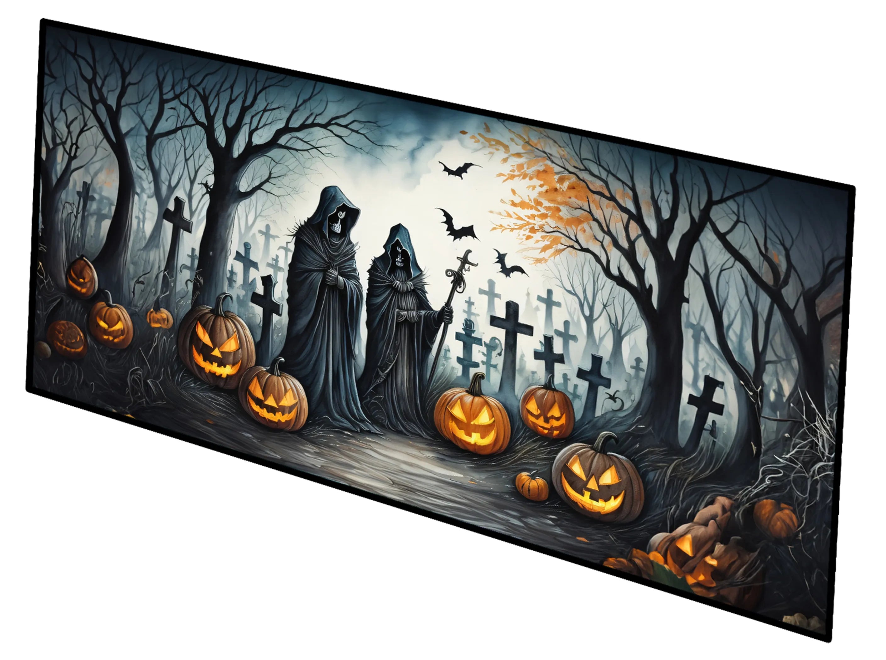 More Spooky Halloween Runner Mat 28x58 - Size: 28HX58W | Pack Of: 1 | Collection name: More spooky halloween