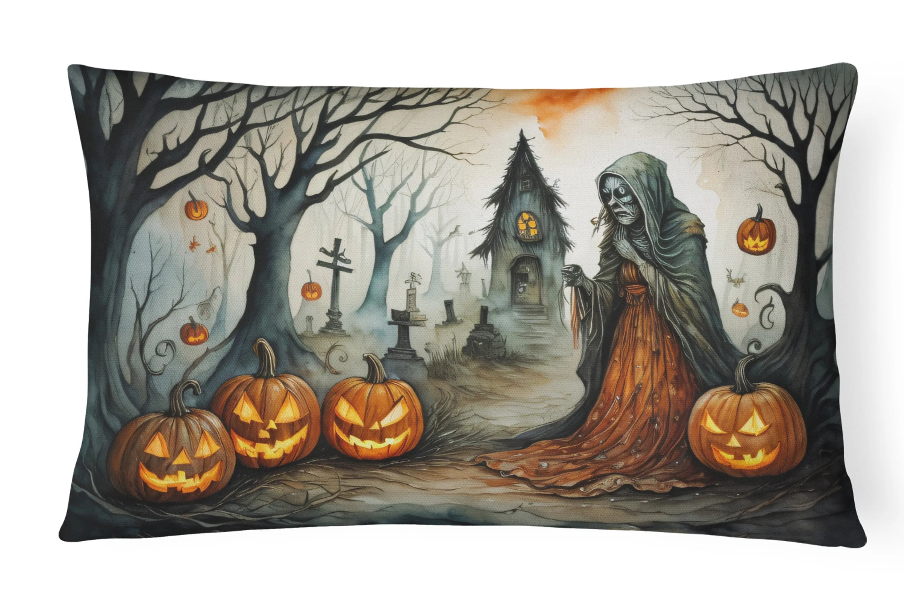 More Spooky Halloween Throw Pillow - Pack Of: 1 | Collection name: More spooky halloween