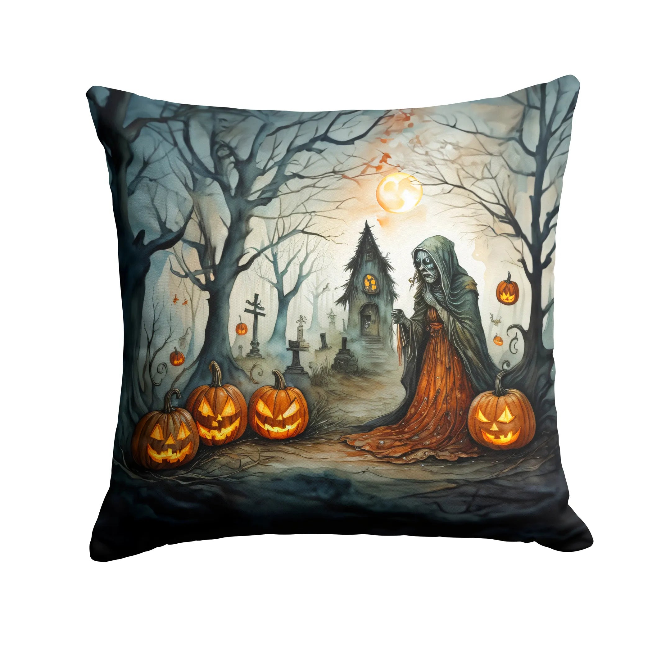 More Spooky Halloween Throw Pillow - Pack Of: 1 | Collection name: More spooky halloween