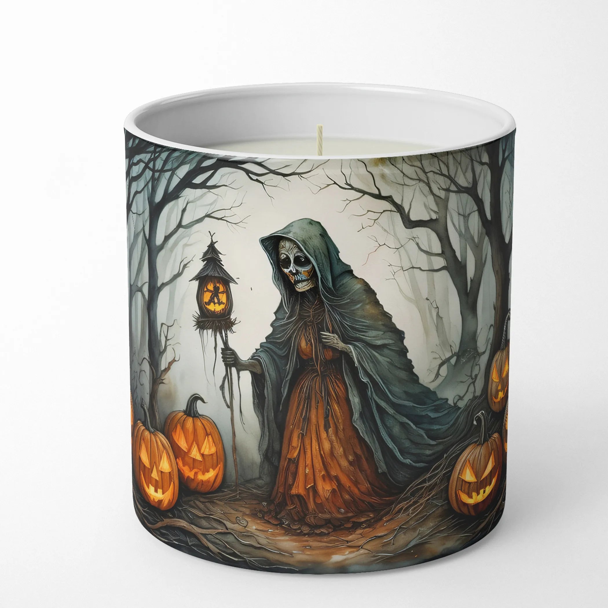 More Spooky Halloween Decorative Soy Candle - Size: 10 OZ | Pack Of: 1 | Collection name: More spooky halloween