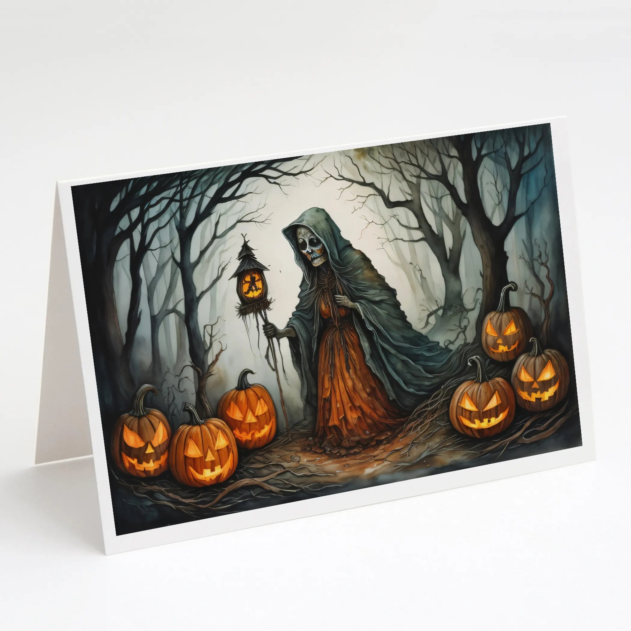More Spooky Halloween Greeting Cards  - Size: 5X7 | Pack Of: 8 | Collection name: More spooky halloween