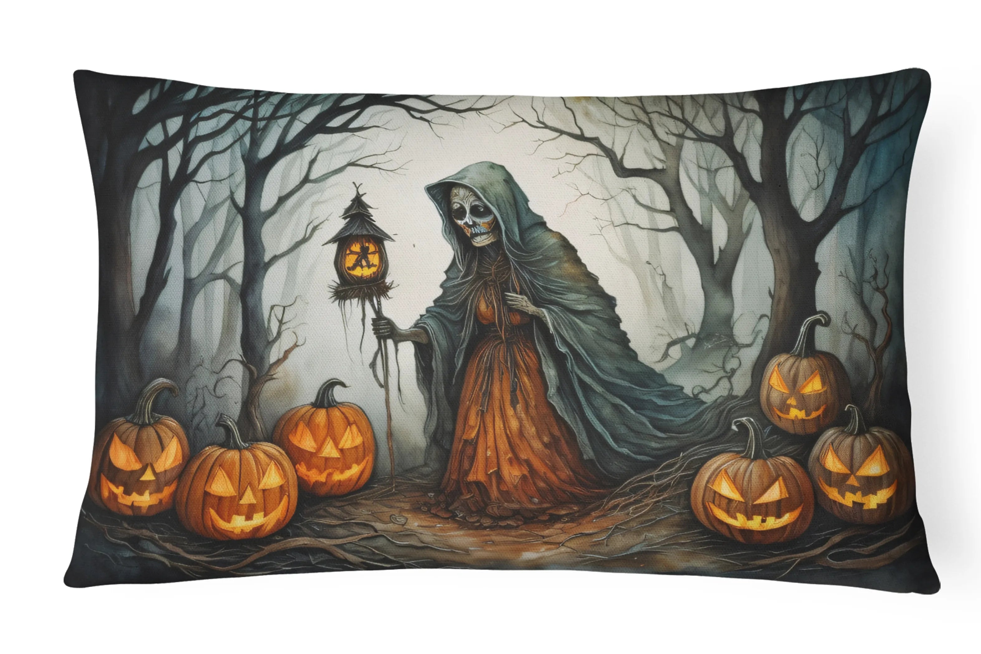 More Spooky Halloween Throw Pillow - Pack Of: 1 | Collection name: More spooky halloween
