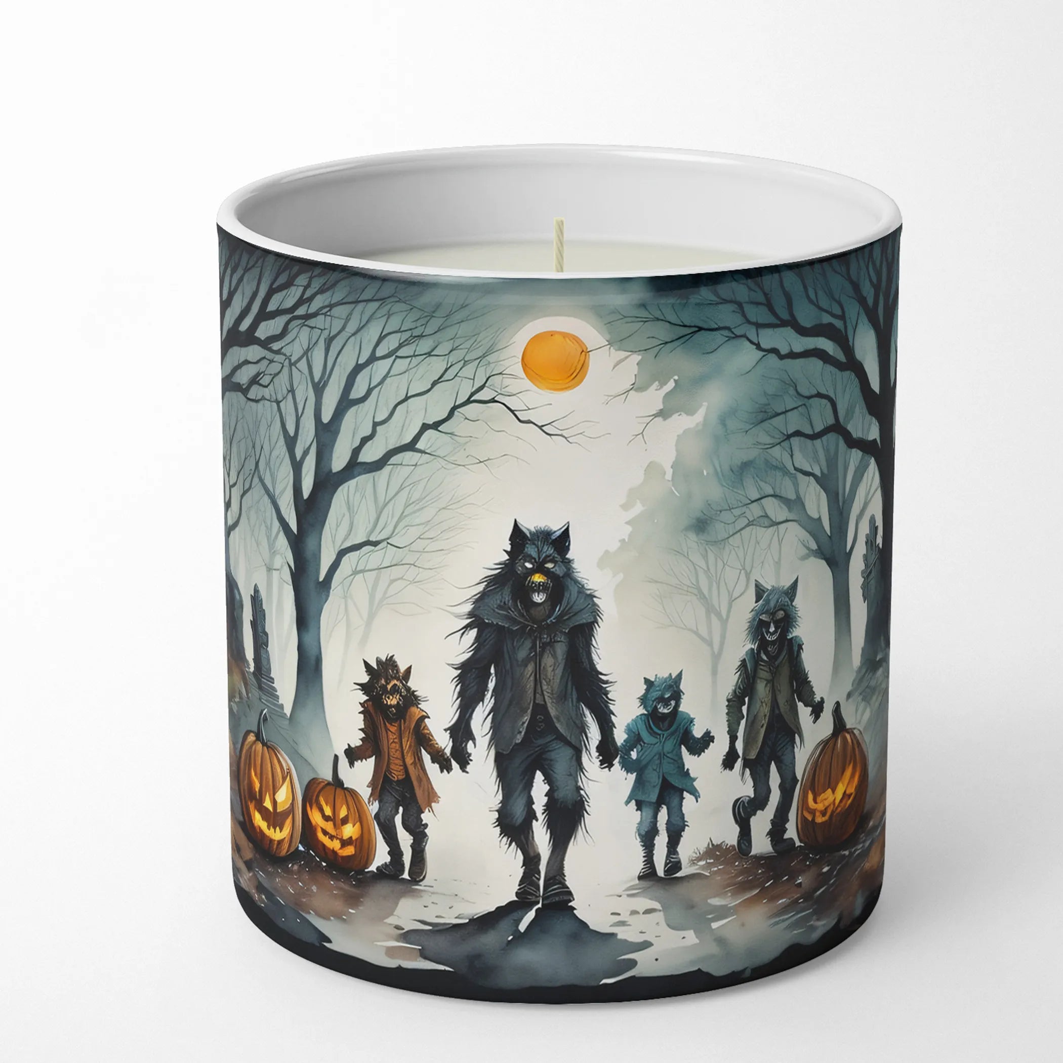 More Spooky Halloween Decorative Soy Candle - Size: 10 OZ | Pack Of: 1 | Collection name: More spooky halloween