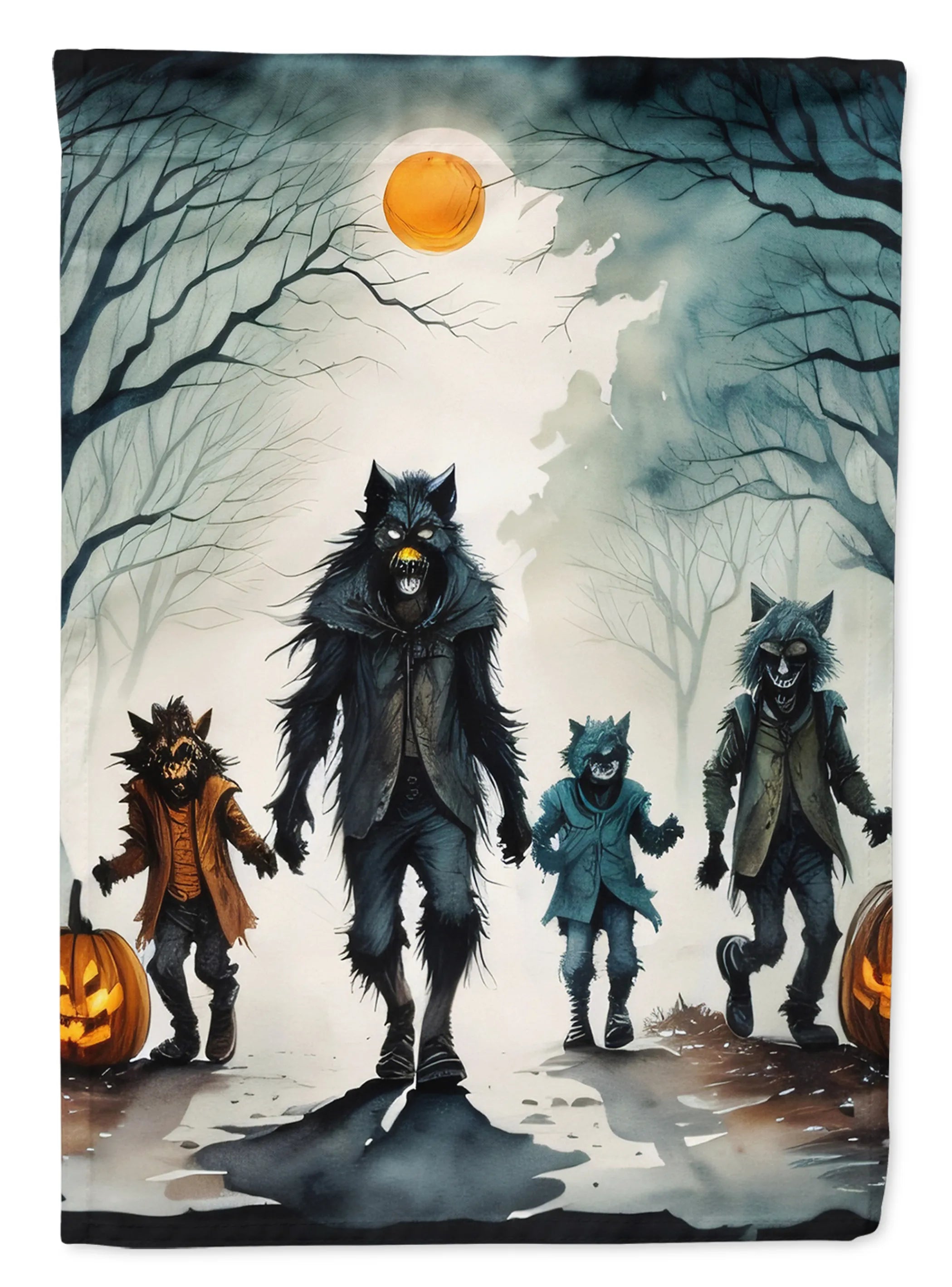 More Spooky Halloween Decorative Flag - Pack Of: 1 | Collection name: More spooky halloween