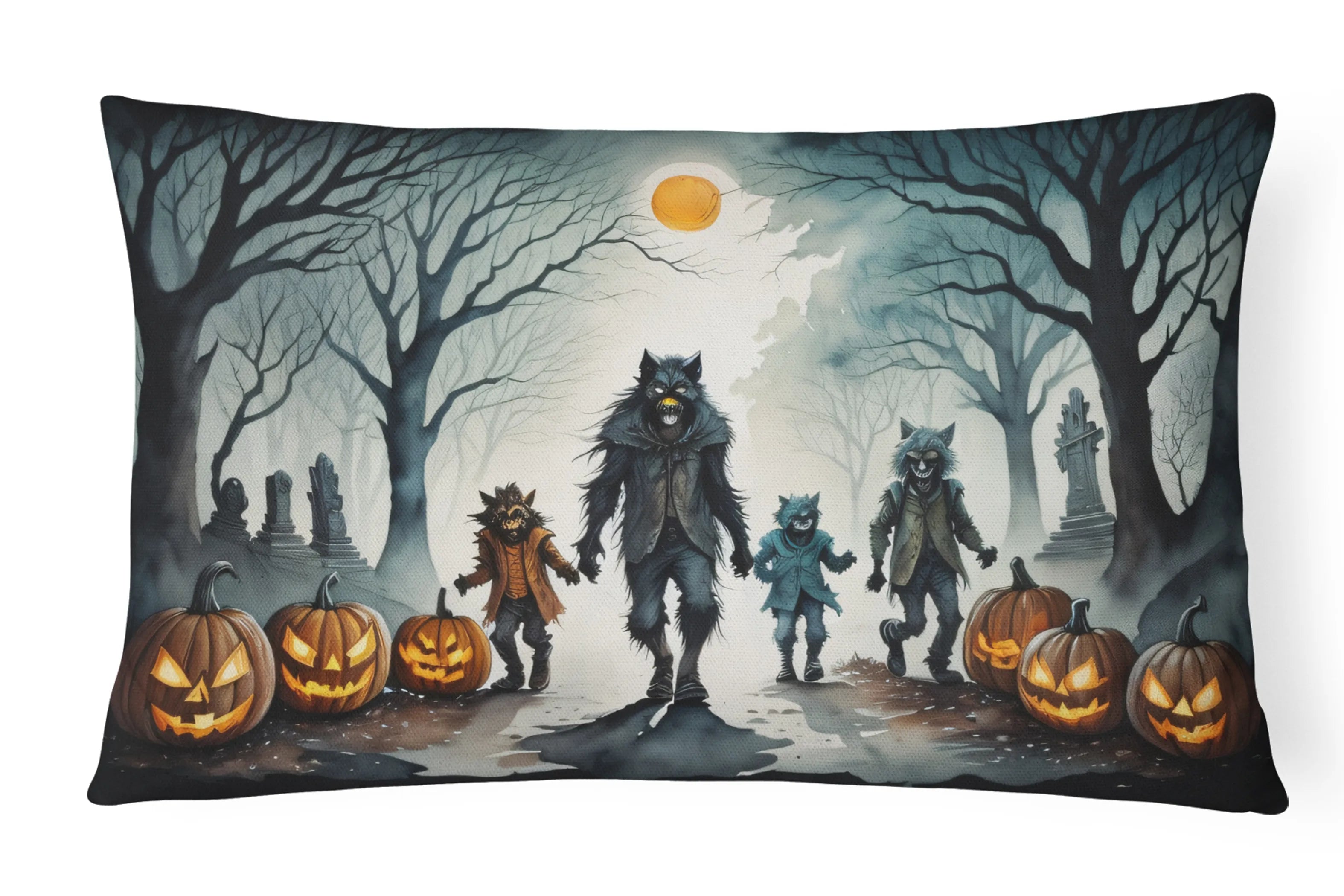 More Spooky Halloween Throw Pillow - Pack Of: 1 | Collection name: More spooky halloween