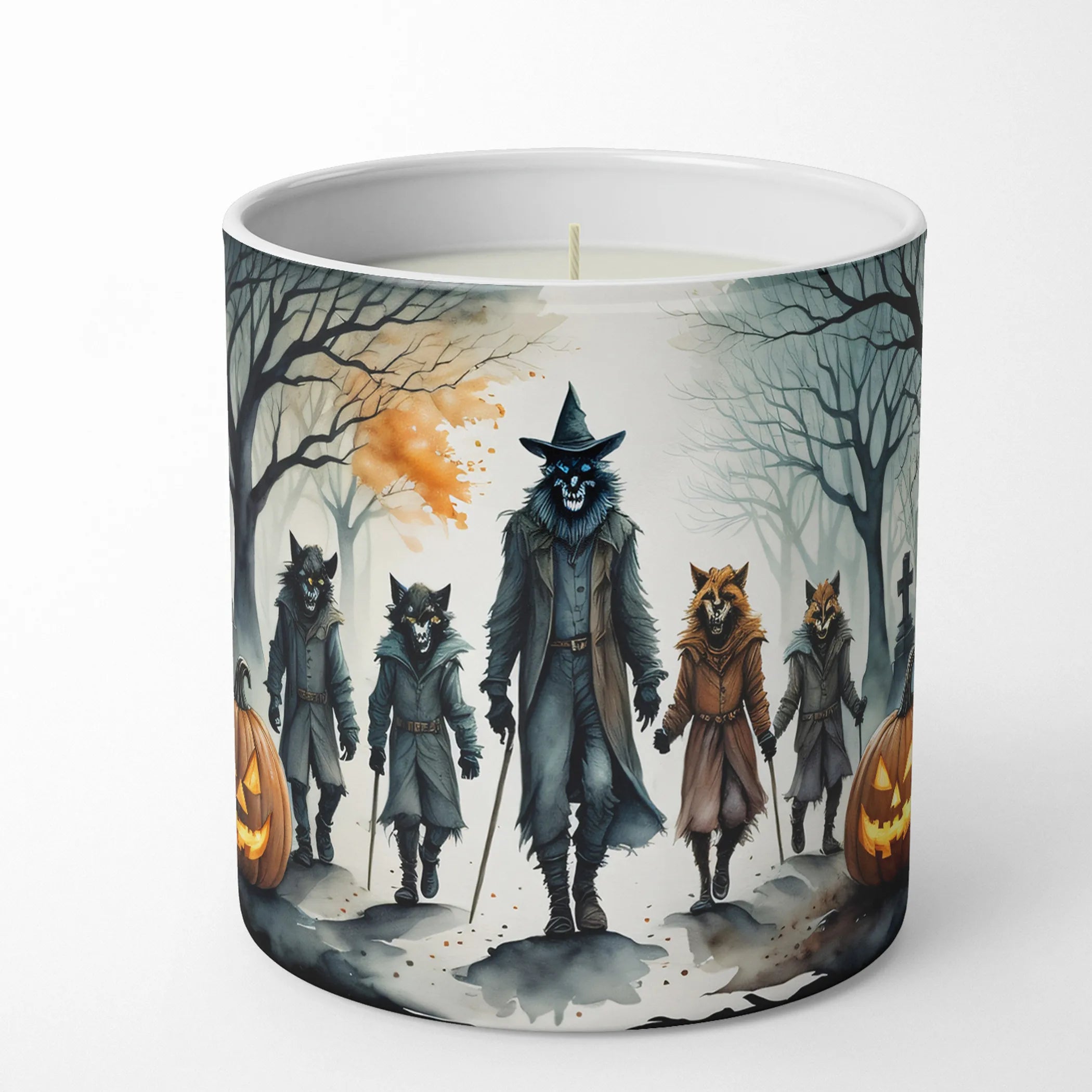 More Spooky Halloween Decorative Soy Candle - Size: 10 OZ | Pack Of: 1 | Collection name: More spooky halloween