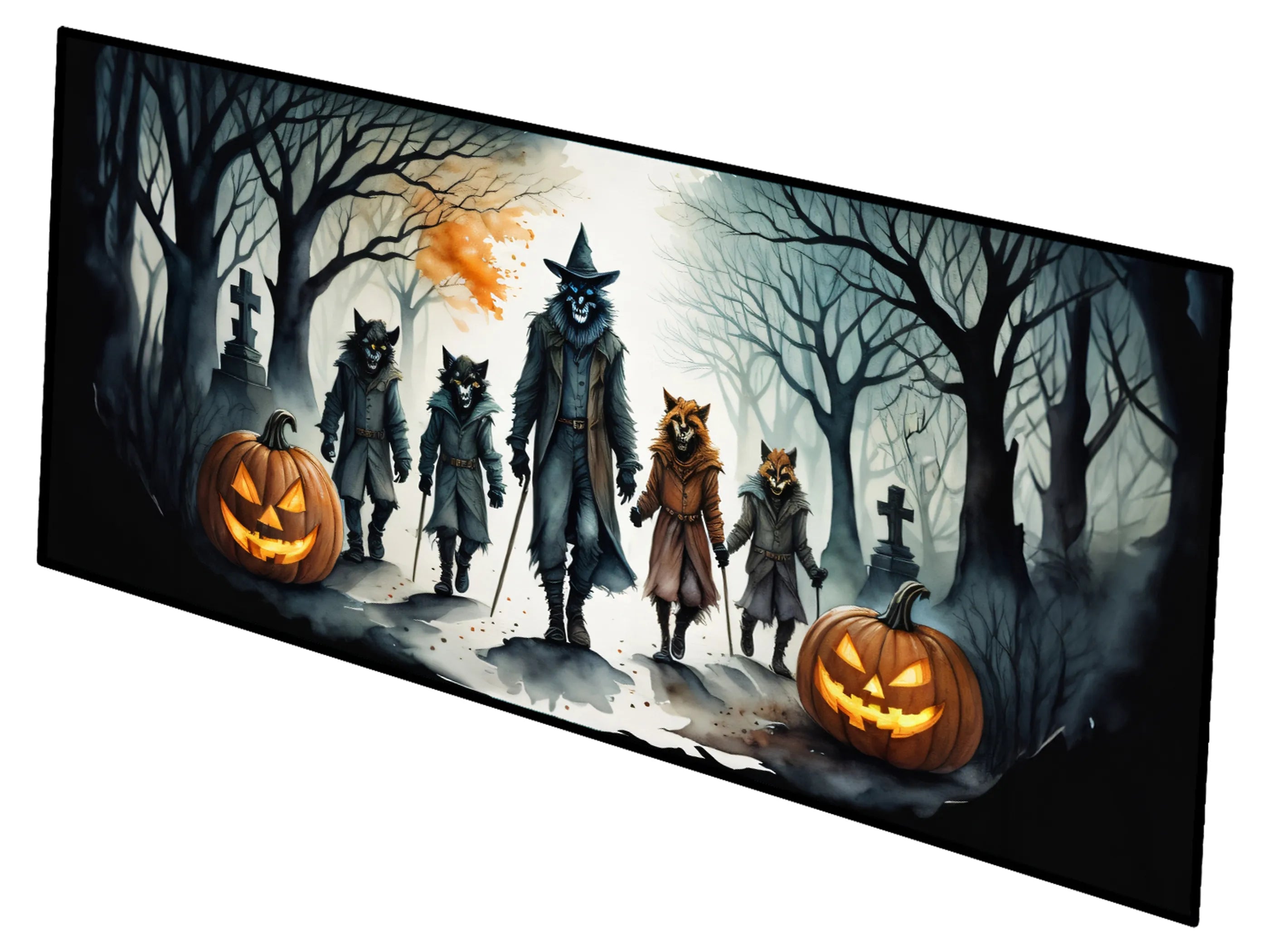 More Spooky Halloween Runner Mat 28x58 - Size: 28HX58W | Pack Of: 1 | Collection name: More spooky halloween