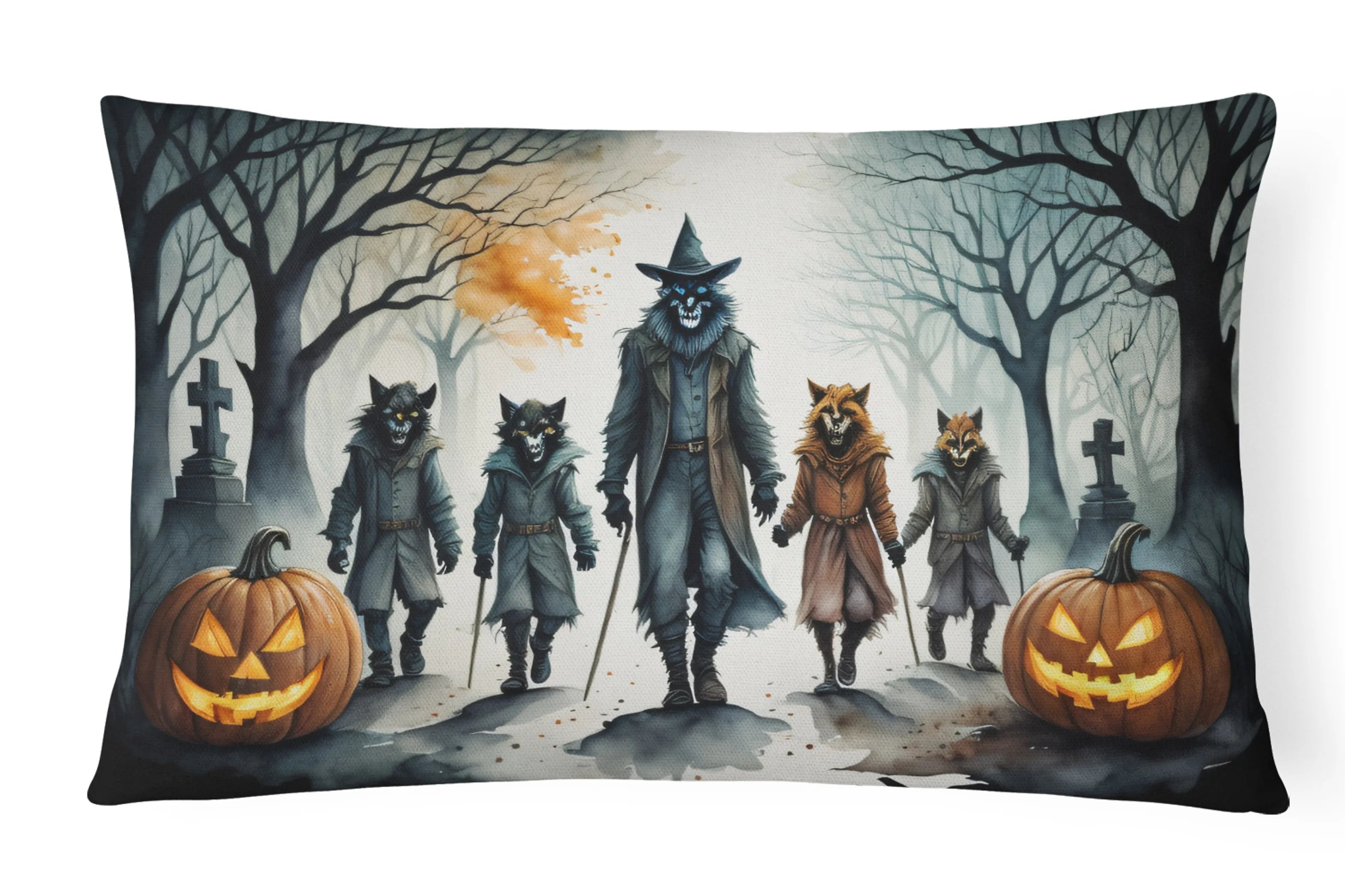More Spooky Halloween Throw Pillow - Pack Of: 1 | Collection name: More spooky halloween