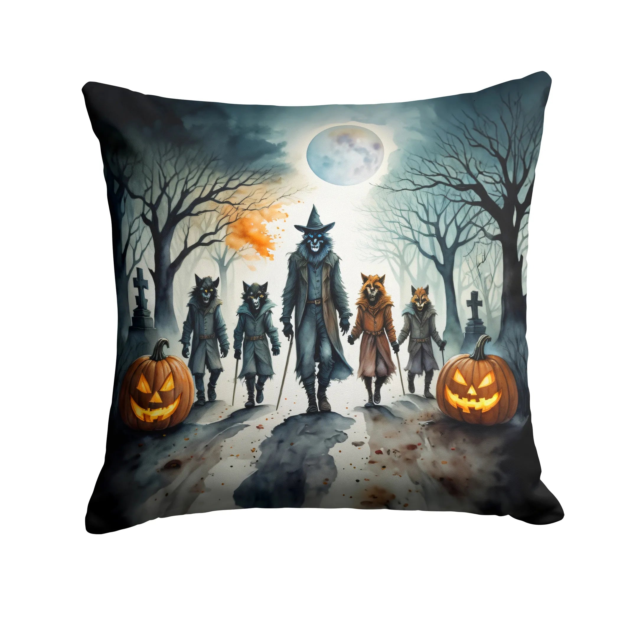 More Spooky Halloween Throw Pillow - Pack Of: 1 | Collection name: More spooky halloween