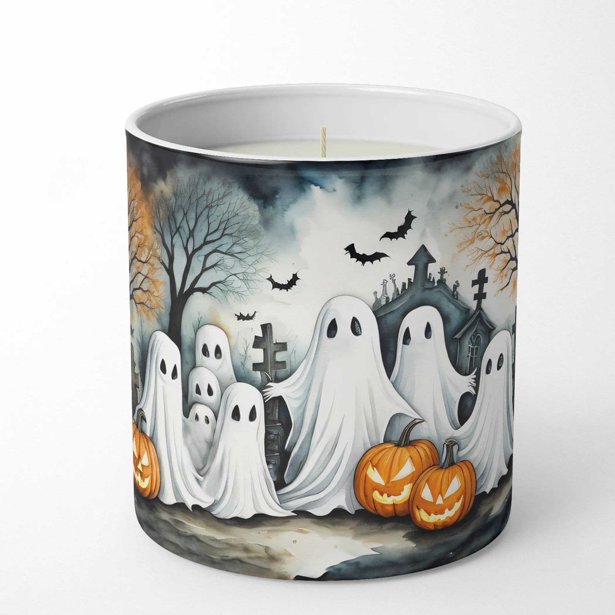 More Spooky Halloween Decorative Soy Candle - Size: 10 OZ | Pack Of: 1 | Collection name: More spooky halloween