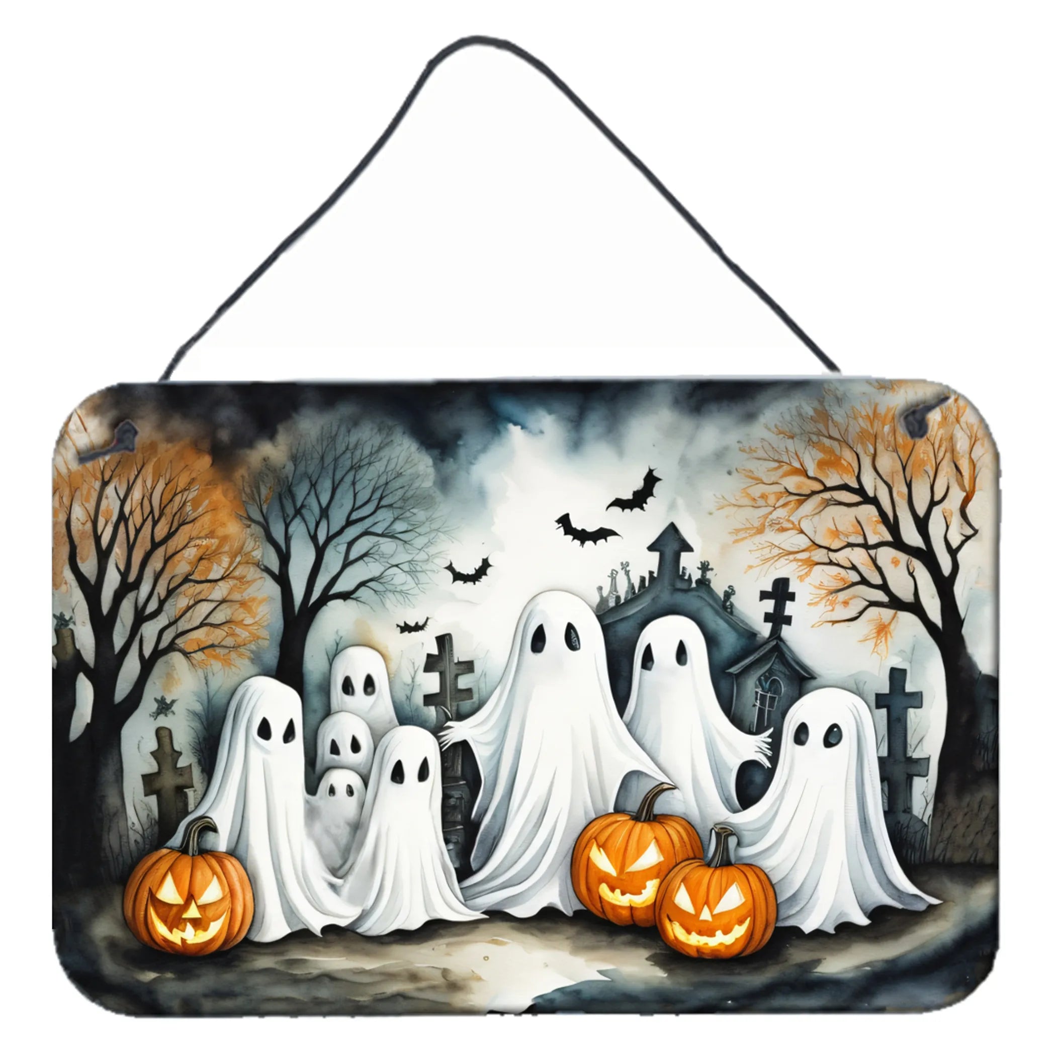 More Spooky Halloween Wall or Door Hanging Prints - Size: 8HX12W | Pack Of: 1 | Collection name: More spooky halloween