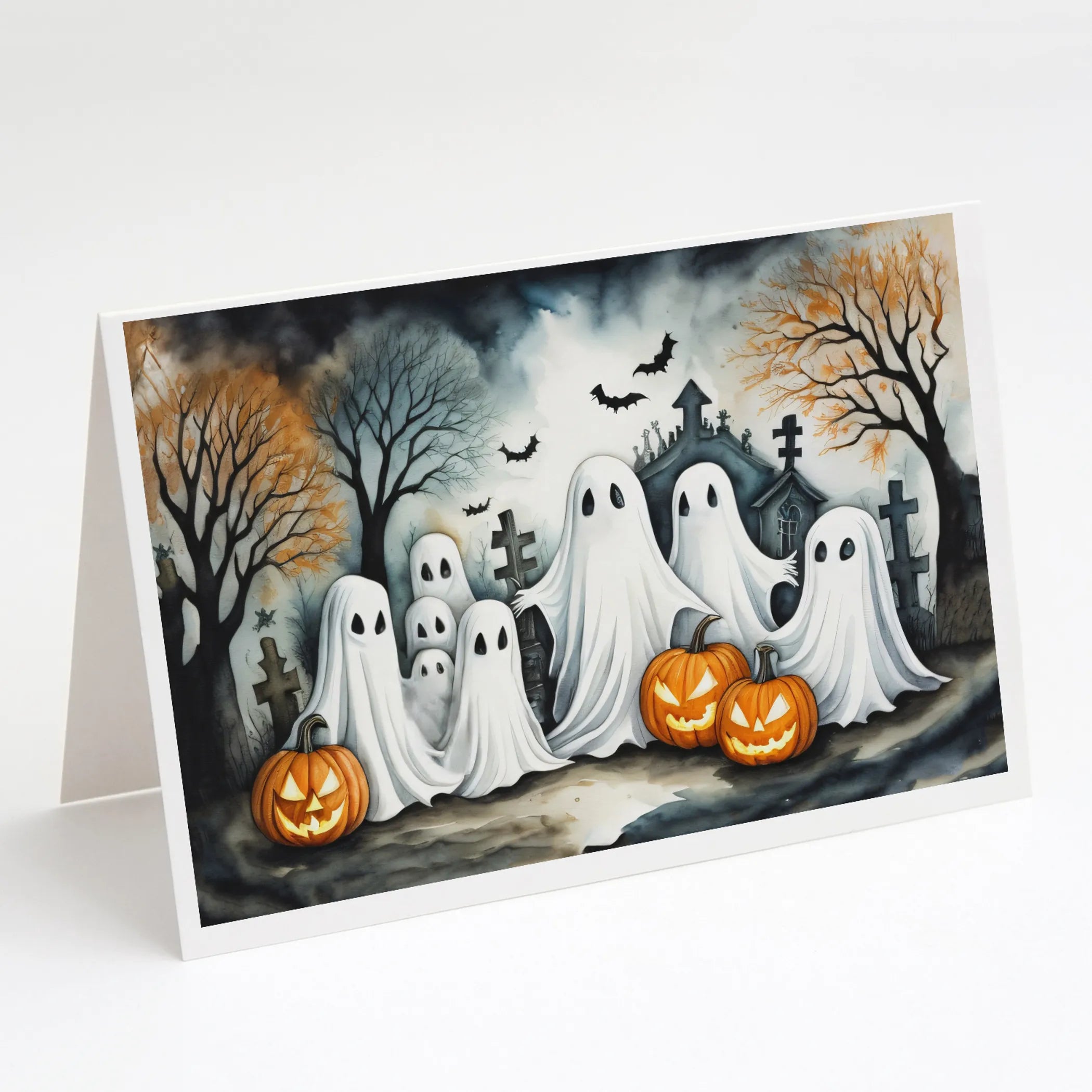 More Spooky Halloween Greeting Cards  - Size: 5X7 | Pack Of: 8 | Collection name: More spooky halloween