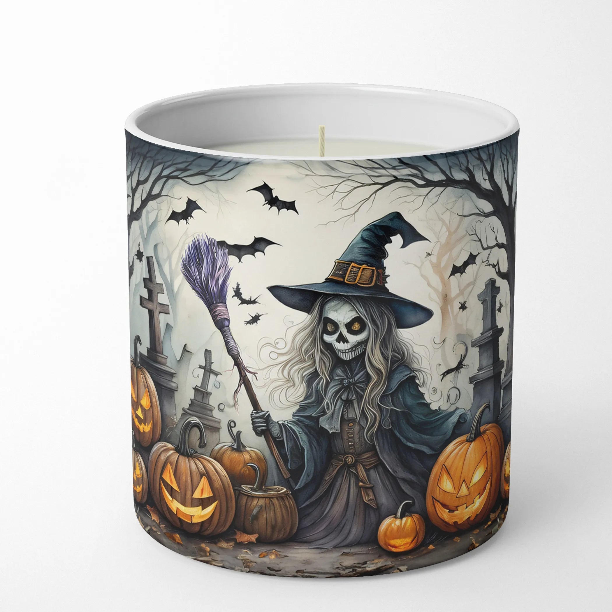 More Spooky Halloween Decorative Soy Candle - Size: 10 OZ | Pack Of: 1 | Collection name: More spooky halloween