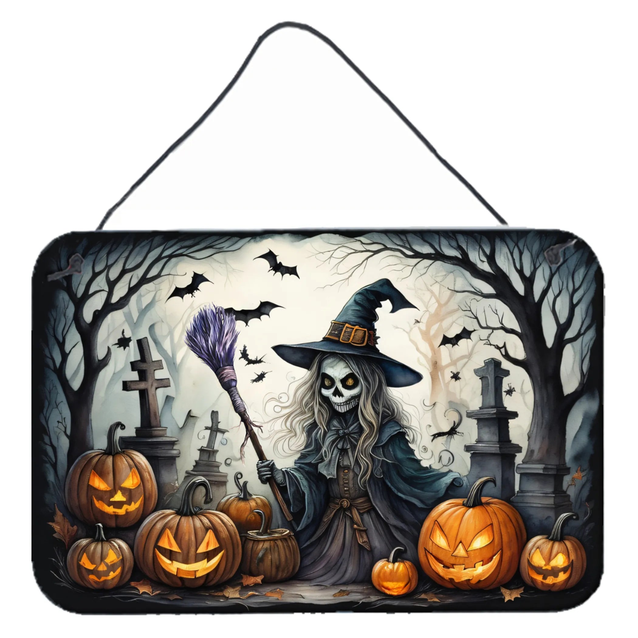 More Spooky Halloween Wall or Door Hanging Prints - Size: 8HX12W | Pack Of: 1 | Collection name: More spooky halloween