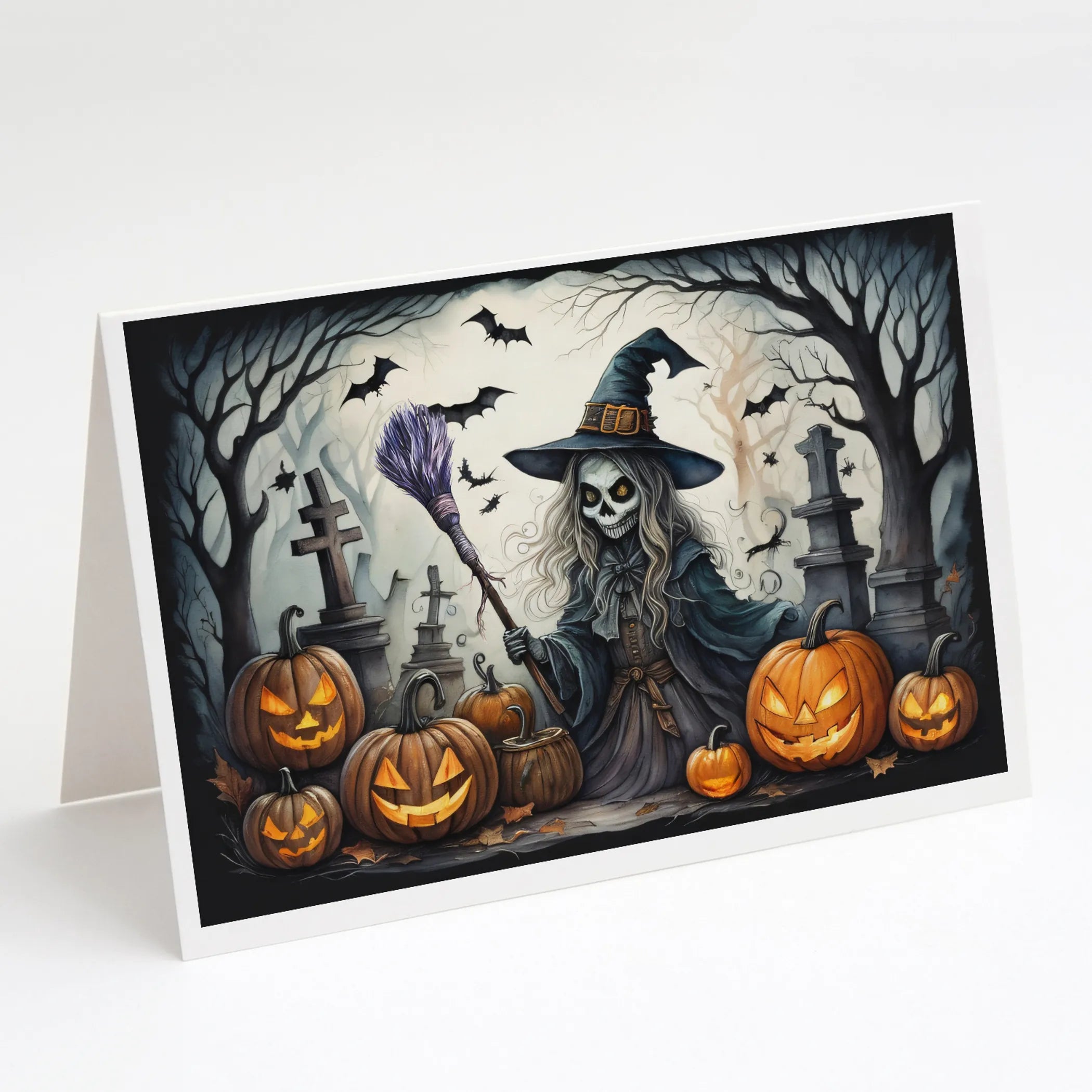 More Spooky Halloween Greeting Cards  - Size: 5X7 | Pack Of: 8 | Collection name: More spooky halloween
