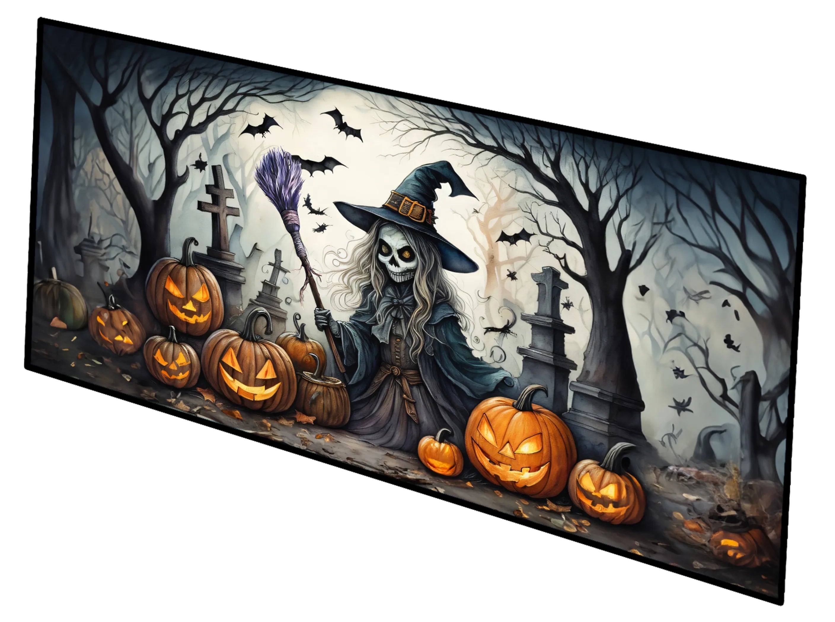 More Spooky Halloween Runner Mat 28x58 - Size: 28HX58W | Pack Of: 1 | Collection name: More spooky halloween