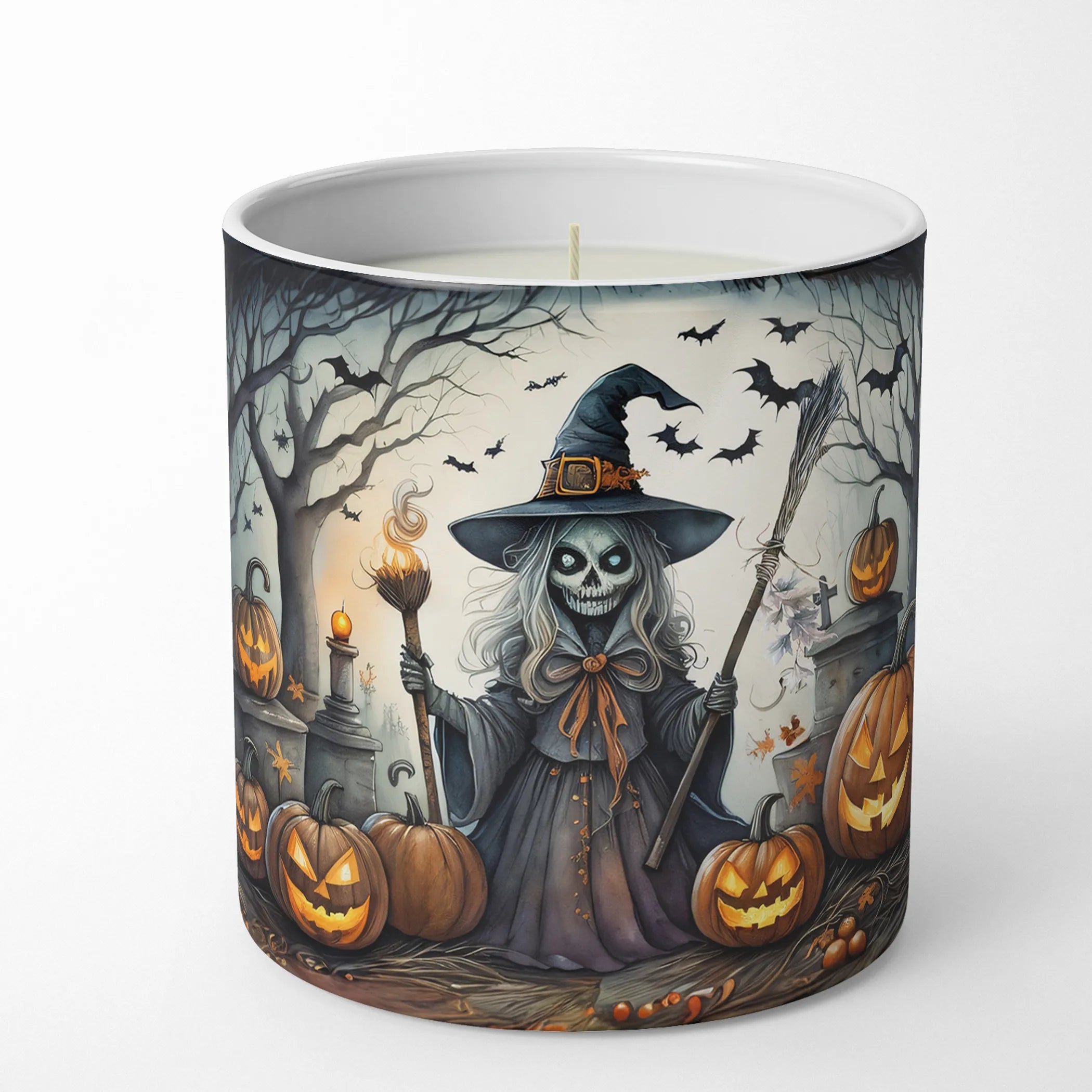 More Spooky Halloween Decorative Soy Candle - Size: 10 OZ | Pack Of: 1 | Collection name: More spooky halloween
