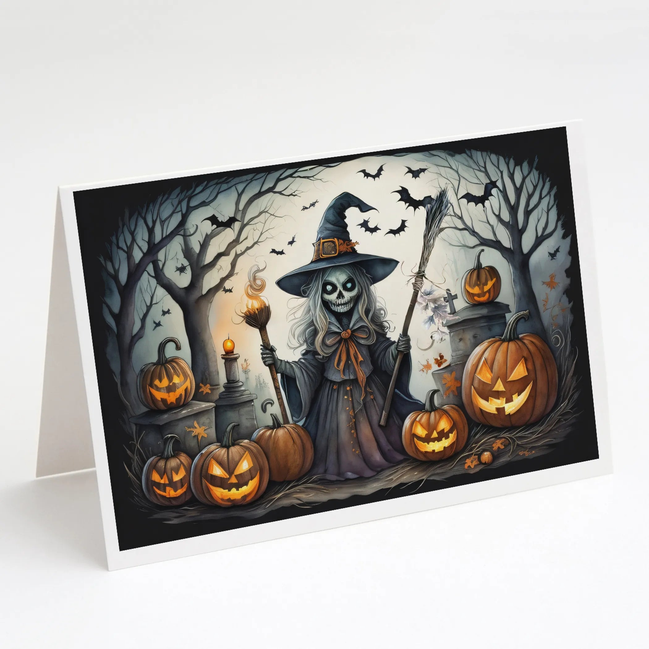 More Spooky Halloween Greeting Cards  - Size: 5X7 | Pack Of: 8 | Collection name: More spooky halloween