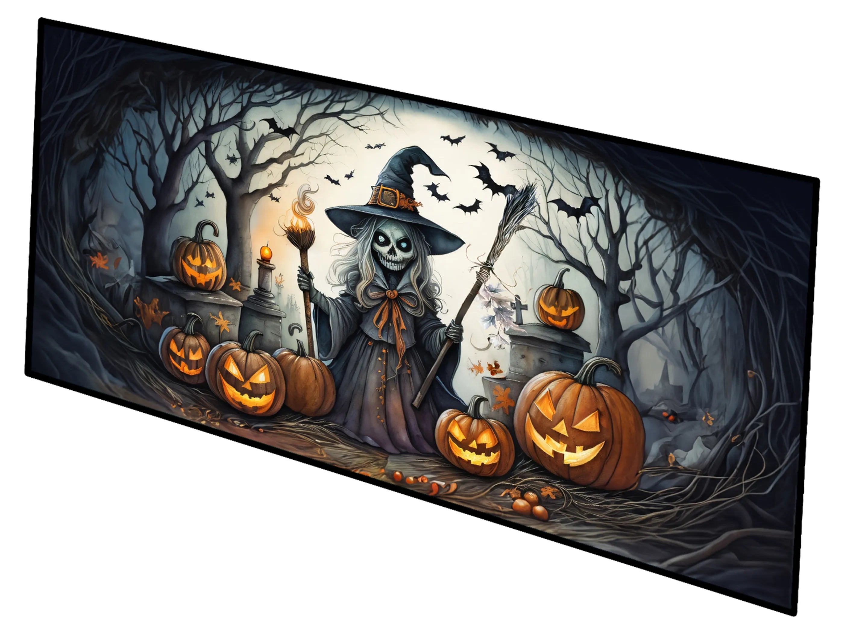More Spooky Halloween Runner Mat 28x58 - Size: 28HX58W | Pack Of: 1 | Collection name: More spooky halloween