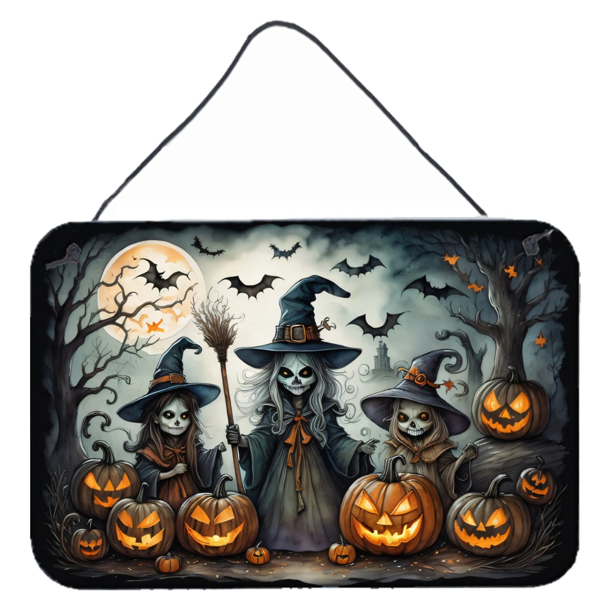 More Spooky Halloween Wall or Door Hanging Prints - Size: 8HX12W | Pack Of: 1 | Collection name: More spooky halloween