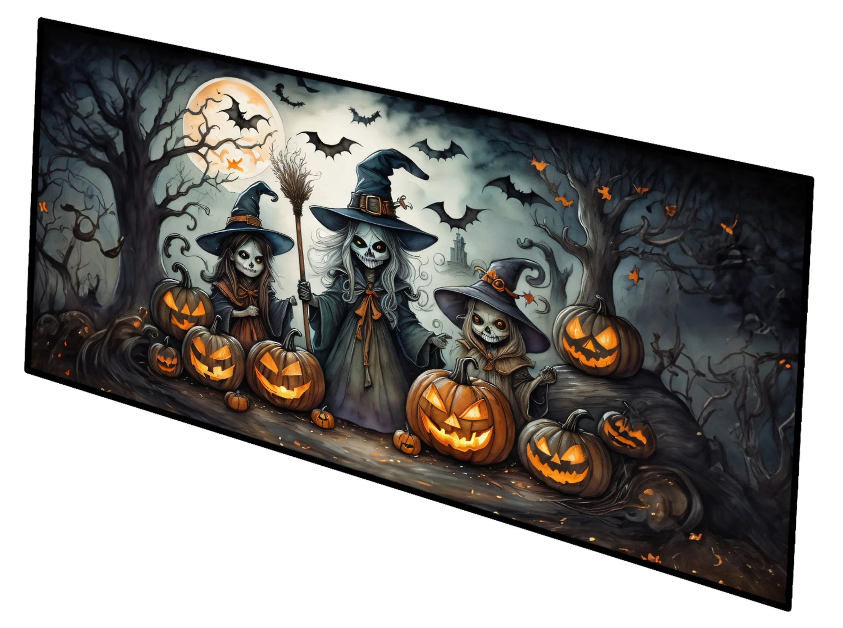 More Spooky Halloween Runner Mat 28x58 - Size: 28HX58W | Pack Of: 1 | Collection name: More spooky halloween