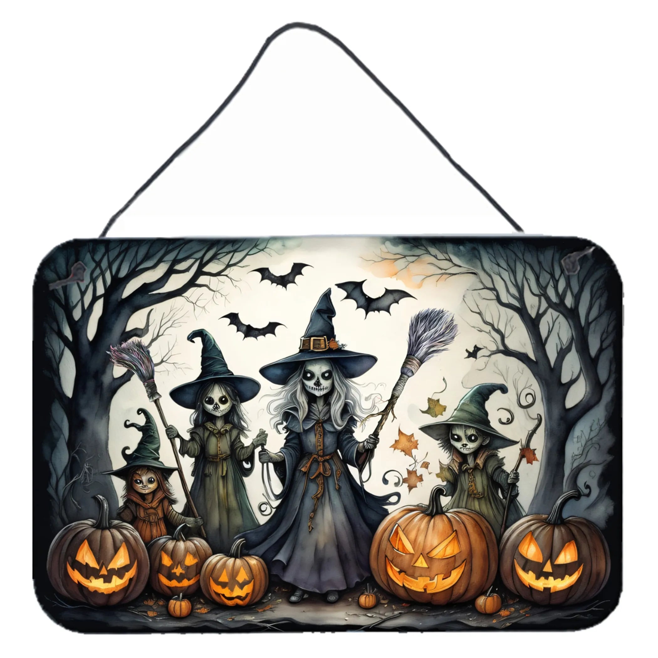 More Spooky Halloween Wall or Door Hanging Prints - Size: 8HX12W | Pack Of: 1 | Collection name: More spooky halloween
