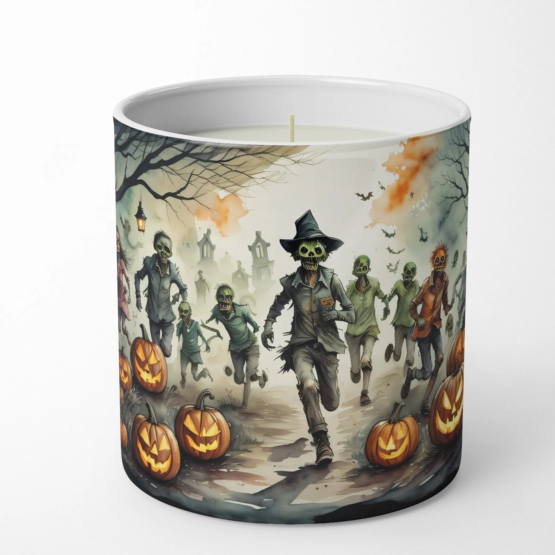 More Spooky Halloween Decorative Soy Candle - Size: 10 OZ | Pack Of: 1 | Collection name: More spooky halloween
