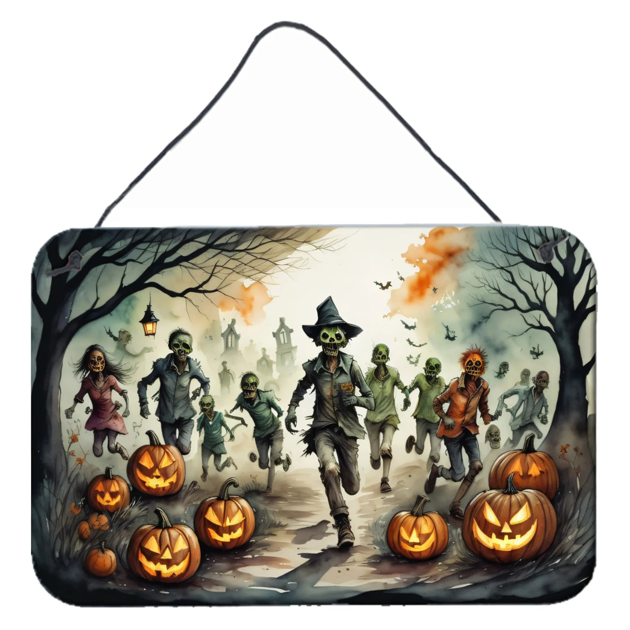 More Spooky Halloween Wall or Door Hanging Prints - Size: 8HX12W | Pack Of: 1 | Collection name: More spooky halloween