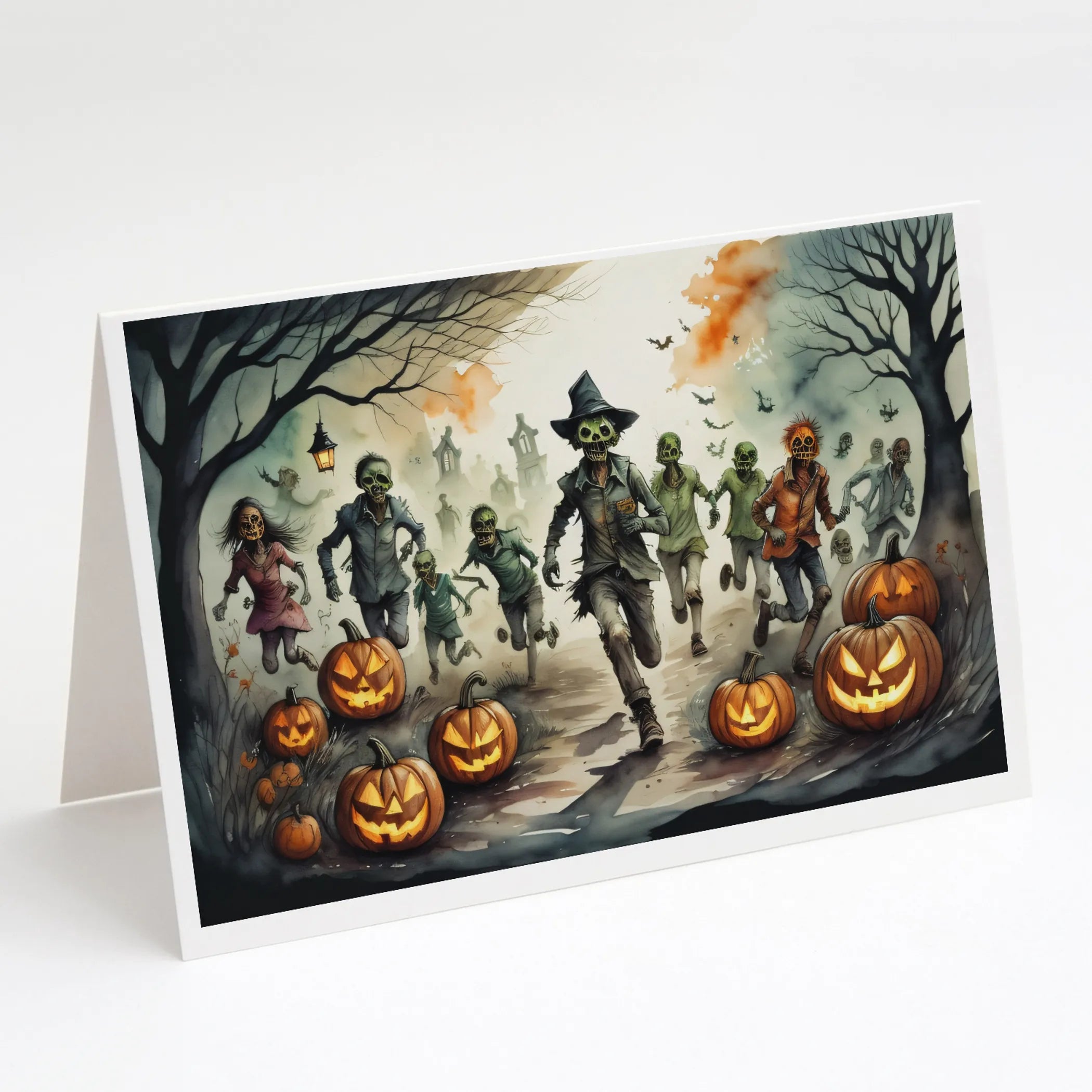 More Spooky Halloween Greeting Cards  - Size: 5X7 | Pack Of: 8 | Collection name: More spooky halloween
