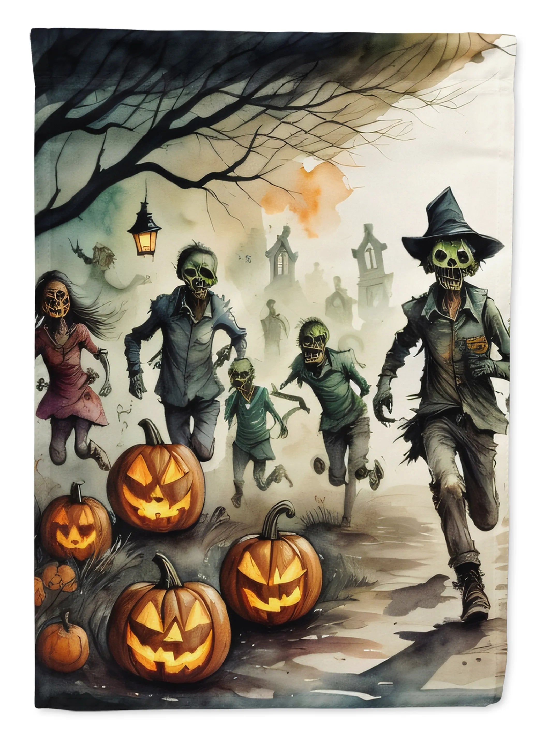 More Spooky Halloween Decorative Flag - Pack Of: 1 | Collection name: More spooky halloween
